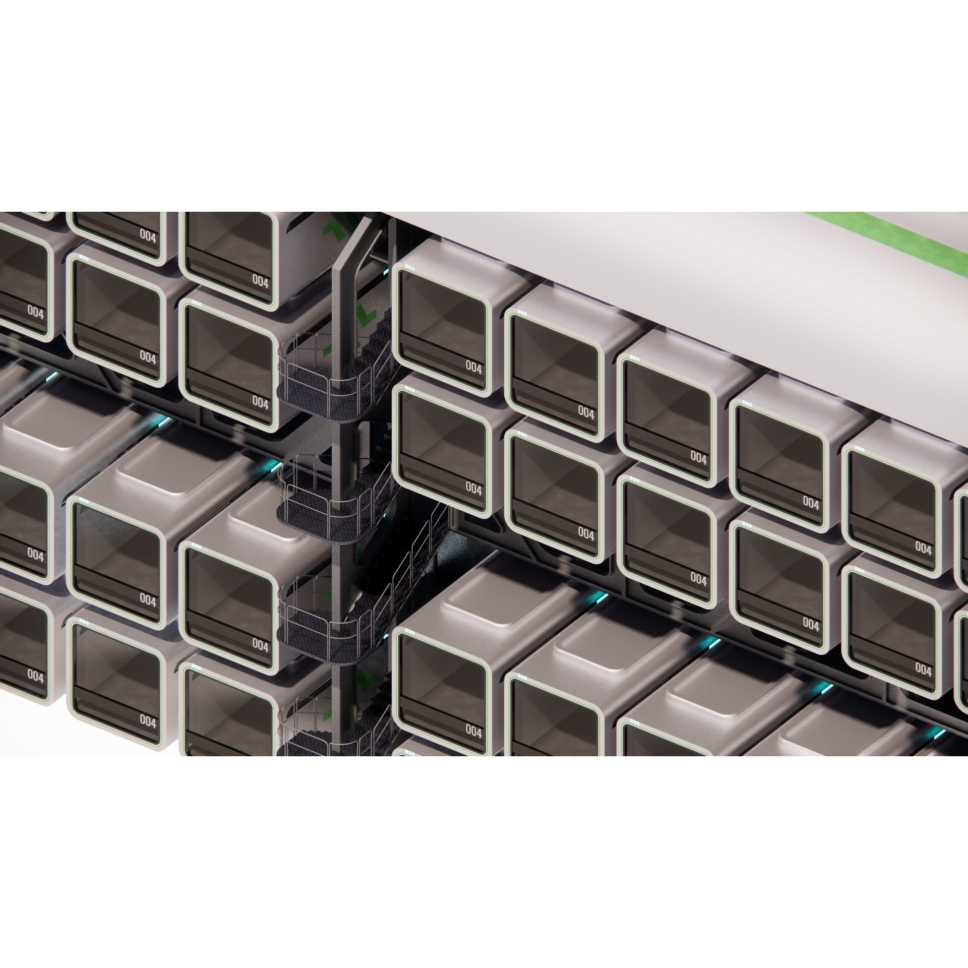 Sci-fi Airship Barge 004 - Game-Ready 3D Model - View 16