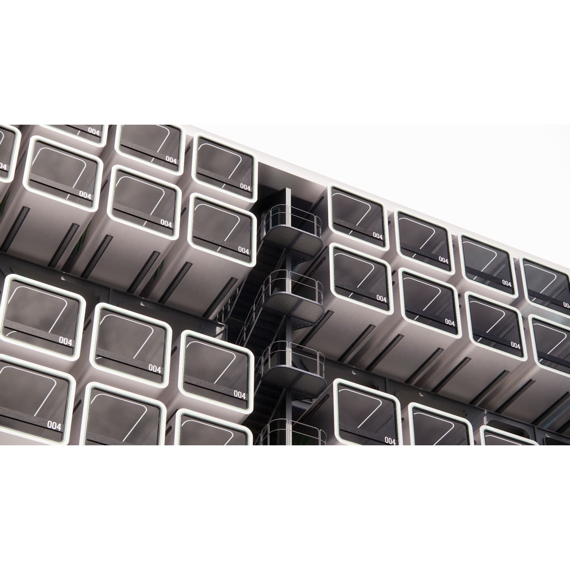 Sci-fi Airship Barge 004 - Game-Ready 3D Model - View 17