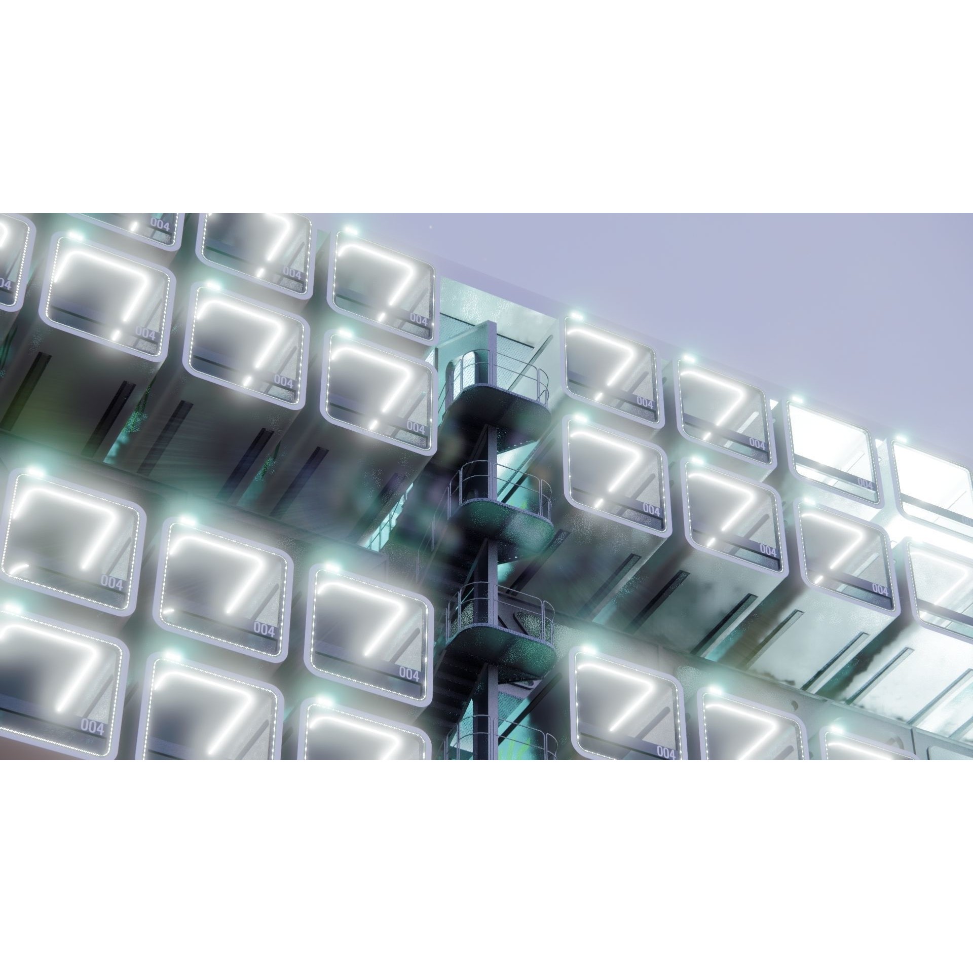 Sci-fi Airship Barge 004 - Game-Ready 3D Model - View 18