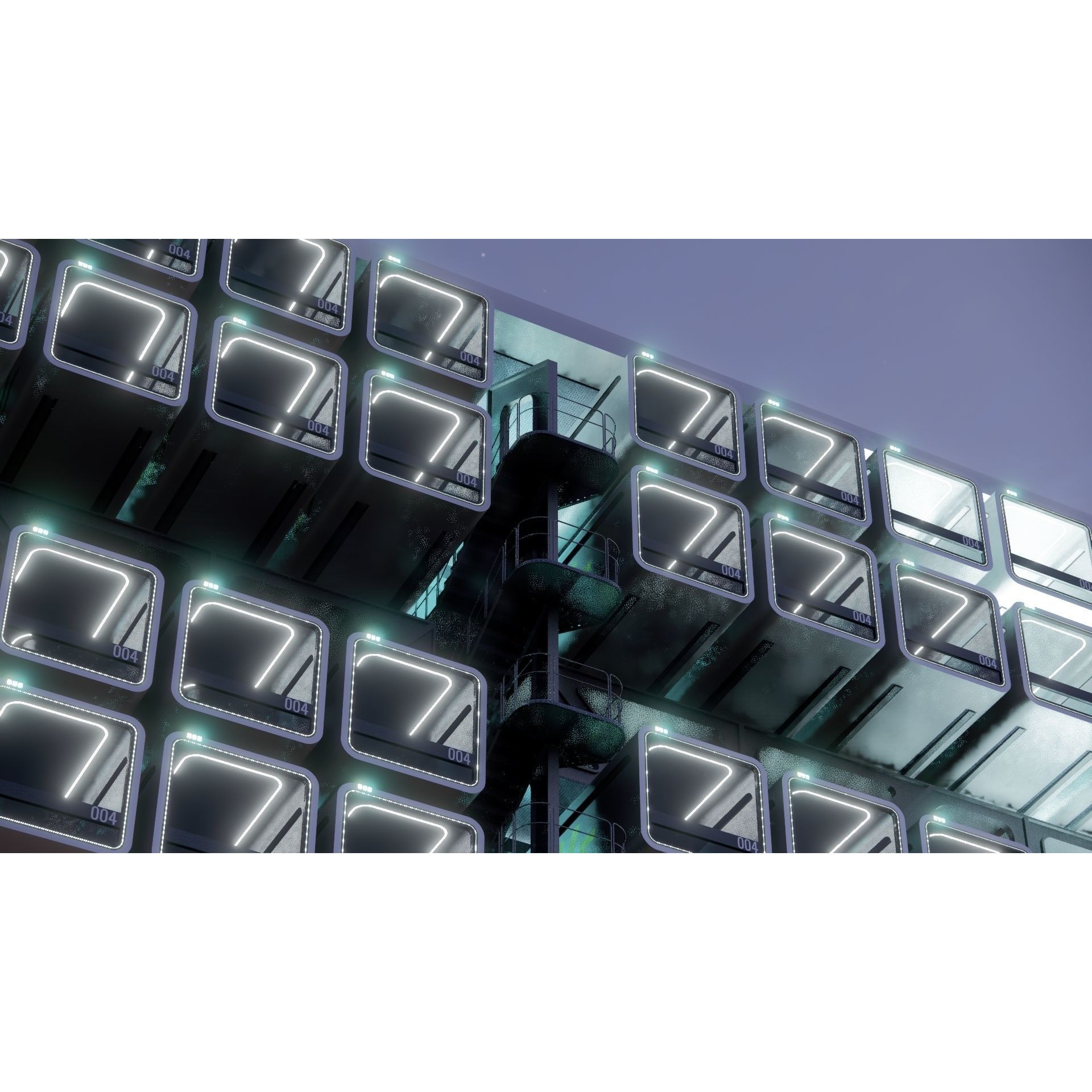 Sci-fi Airship Barge 004 - Game-Ready 3D Model - View 19