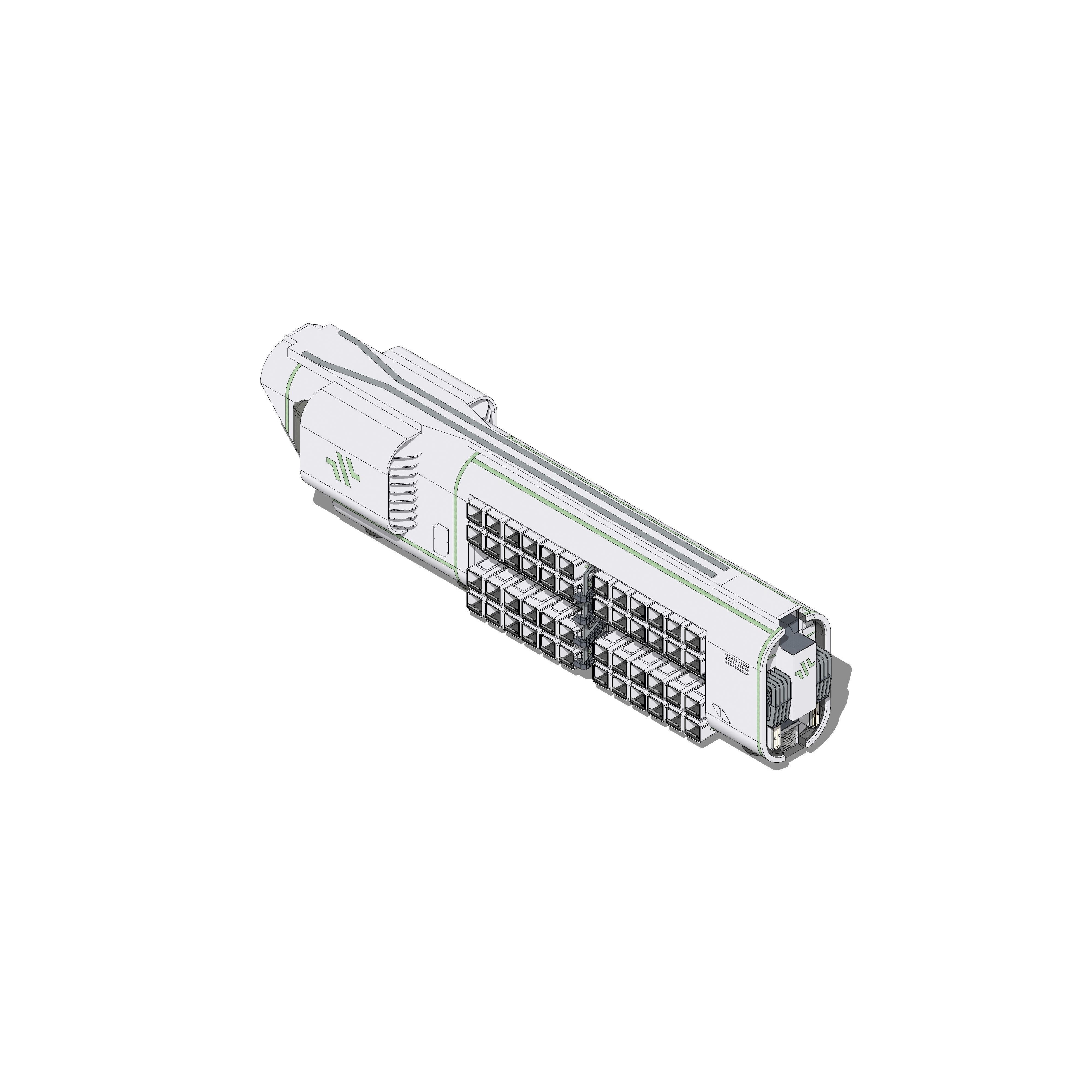 Sci-fi Airship Barge 004 - Game-Ready 3D Model - View 28