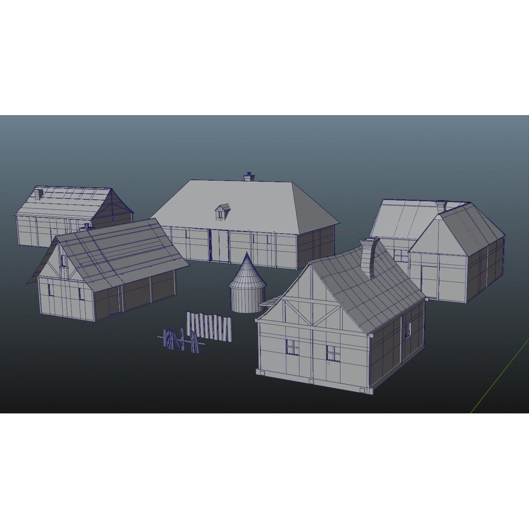 Medieval Castle 3D Model – Low Poly Game Asset, PBR Textures, FBX - View 21