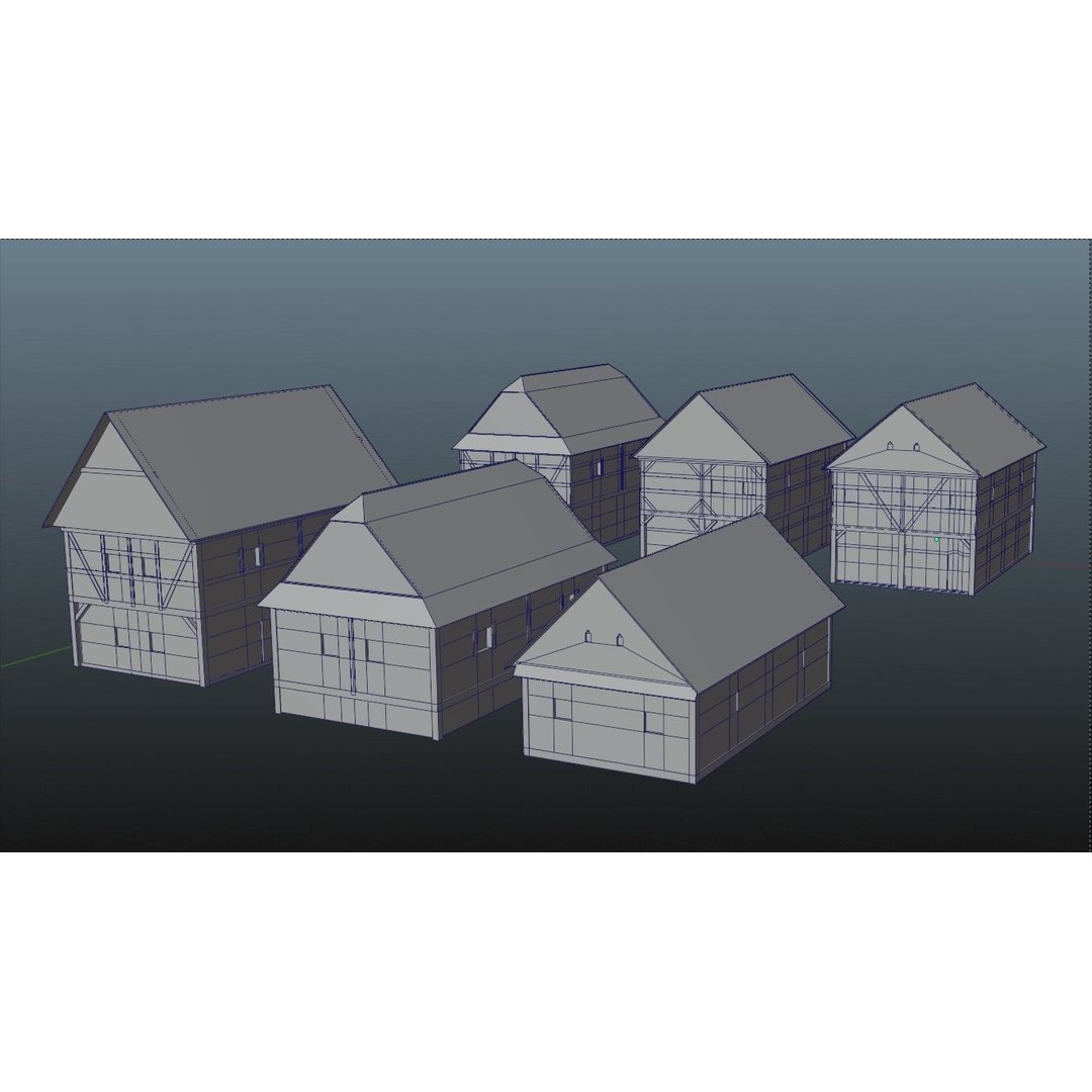Medieval Castle 3D Model – Low Poly Game Asset, PBR Textures, FBX - View 5