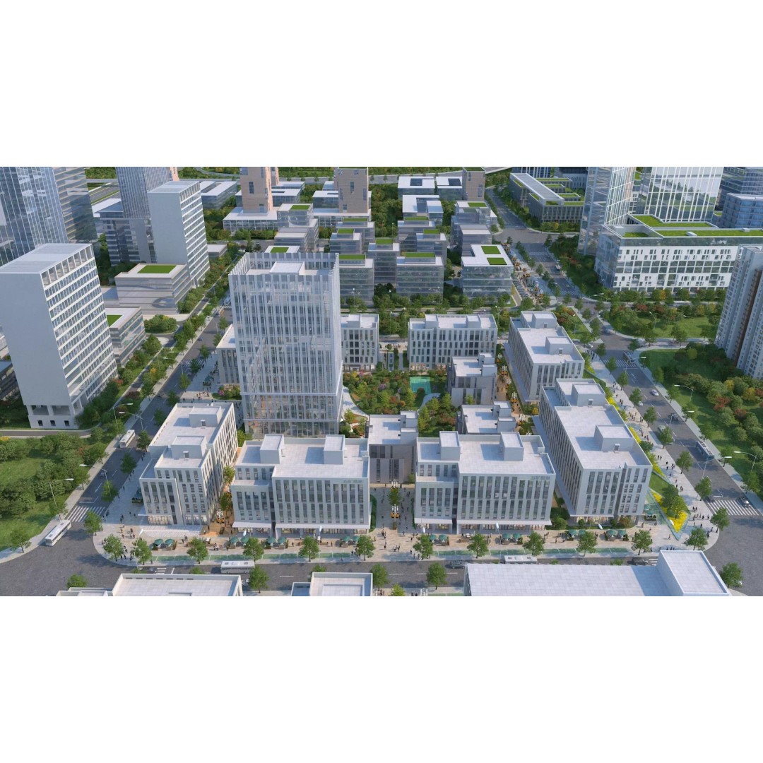 Architectural Animation Shots 3D Model – Urban Cityscape, FBX, OBJ, V-Ray - View 2