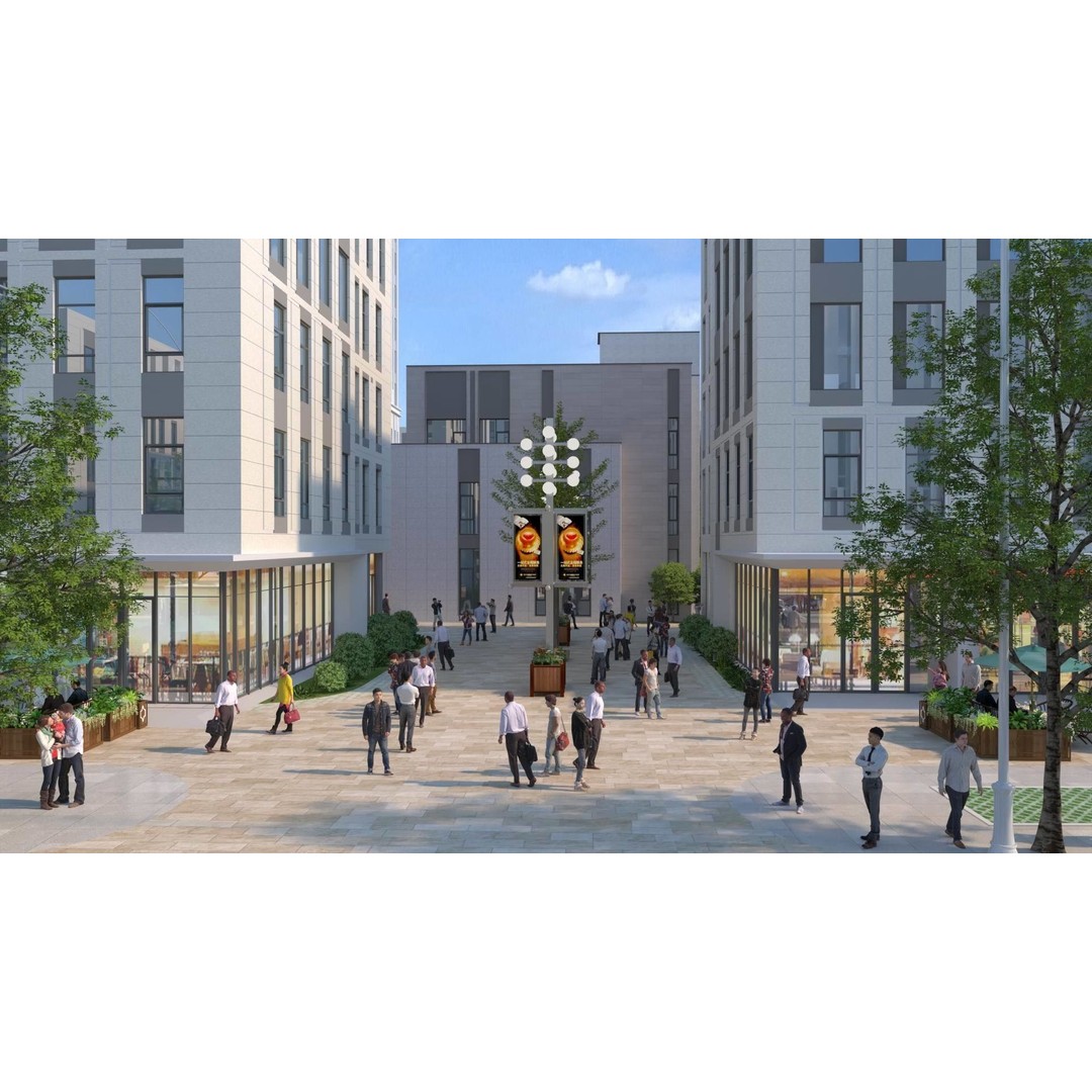 Architectural Animation Shots 3D Model – Urban Cityscape, FBX, OBJ, V-Ray - View 5