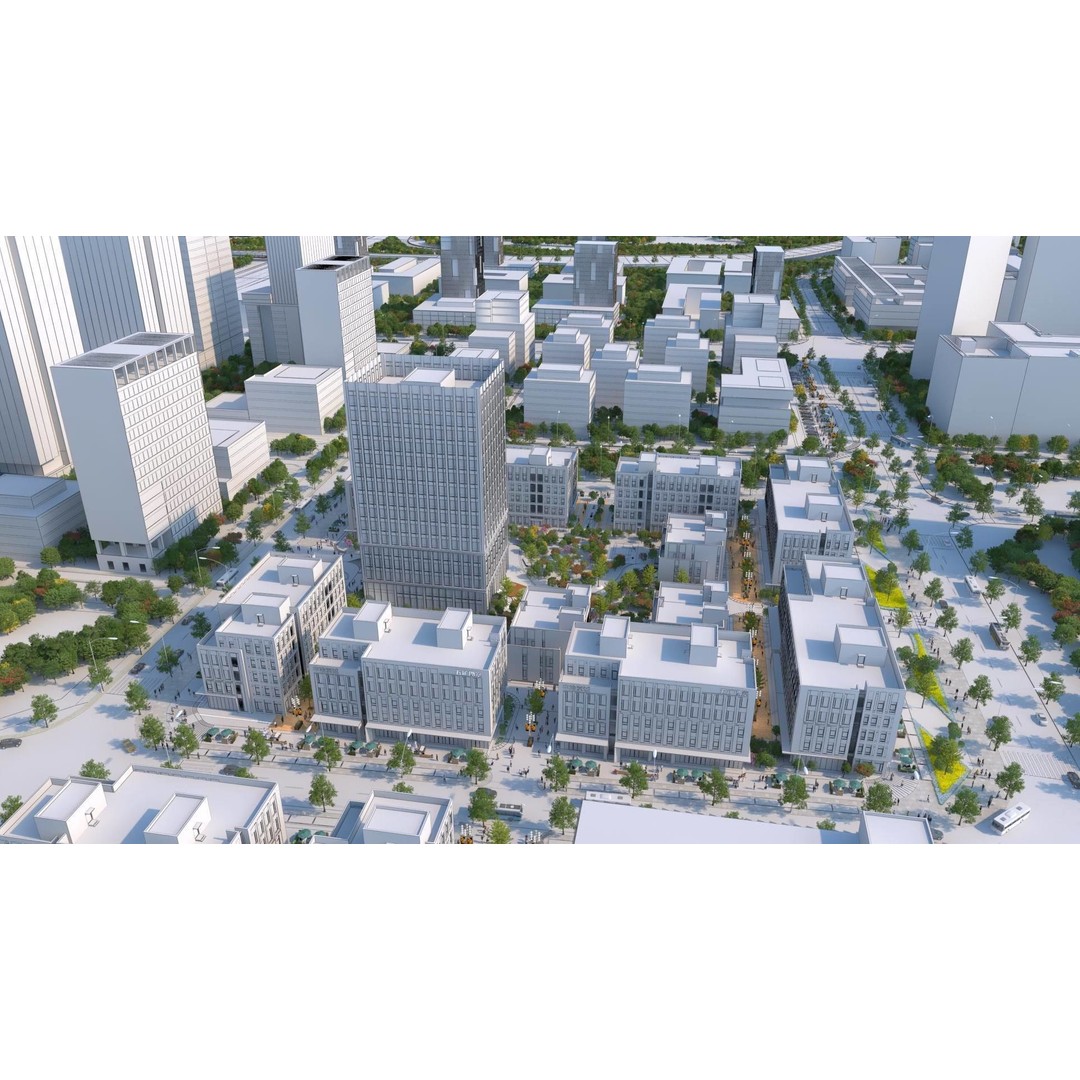 Architectural Animation Shots 3D Model – Urban Cityscape, FBX, OBJ, V-Ray - View 7