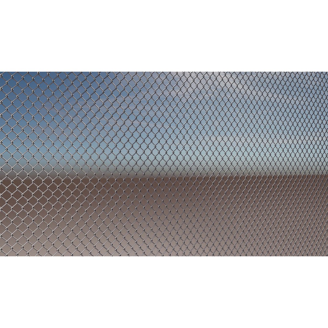Fence 3D Model – Low Poly PBR Game Asset, FBX, Blender - View 18