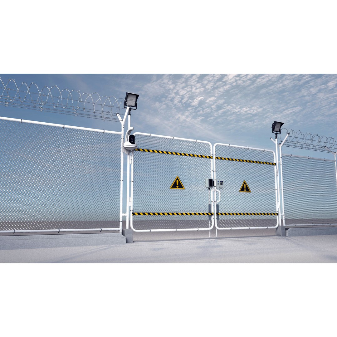 Fence 3D Model – Low Poly PBR Game Asset, FBX, Blender - View 4