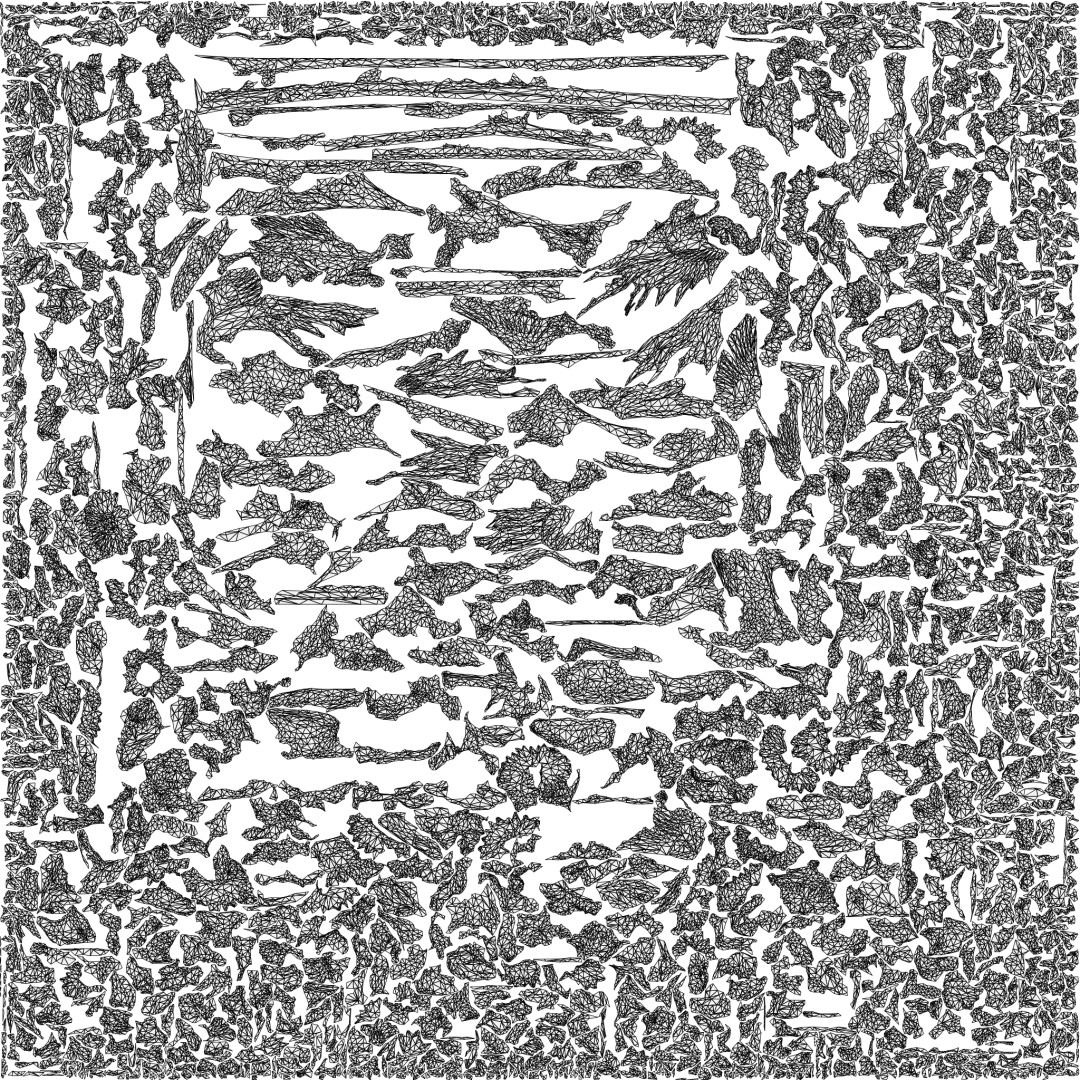 Japanese Ranma 3D Model – Ornate Wood Carving with Cranes and Peonies