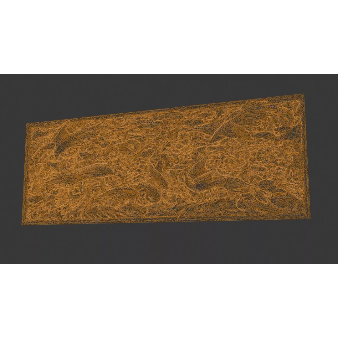 Japanese Ranma 3D Model – Ornate Wood Carving with Cranes and Peonies - View 14