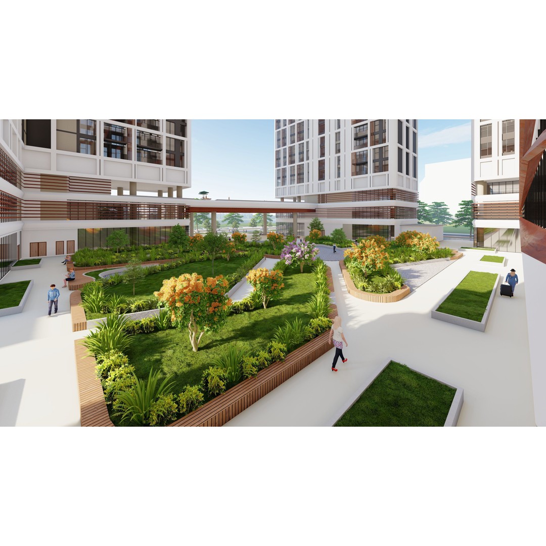 Apartment 3D Model – Architectural 25-Story Building, Revit & Lumion - View 14