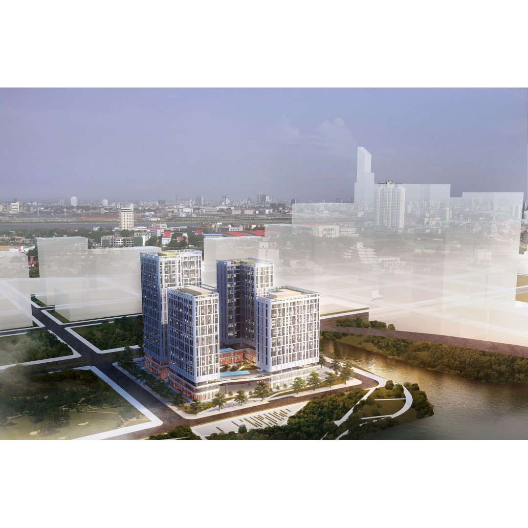 Apartment 3D Model – Architectural 25-Story Building, Revit & Lumion - View 2