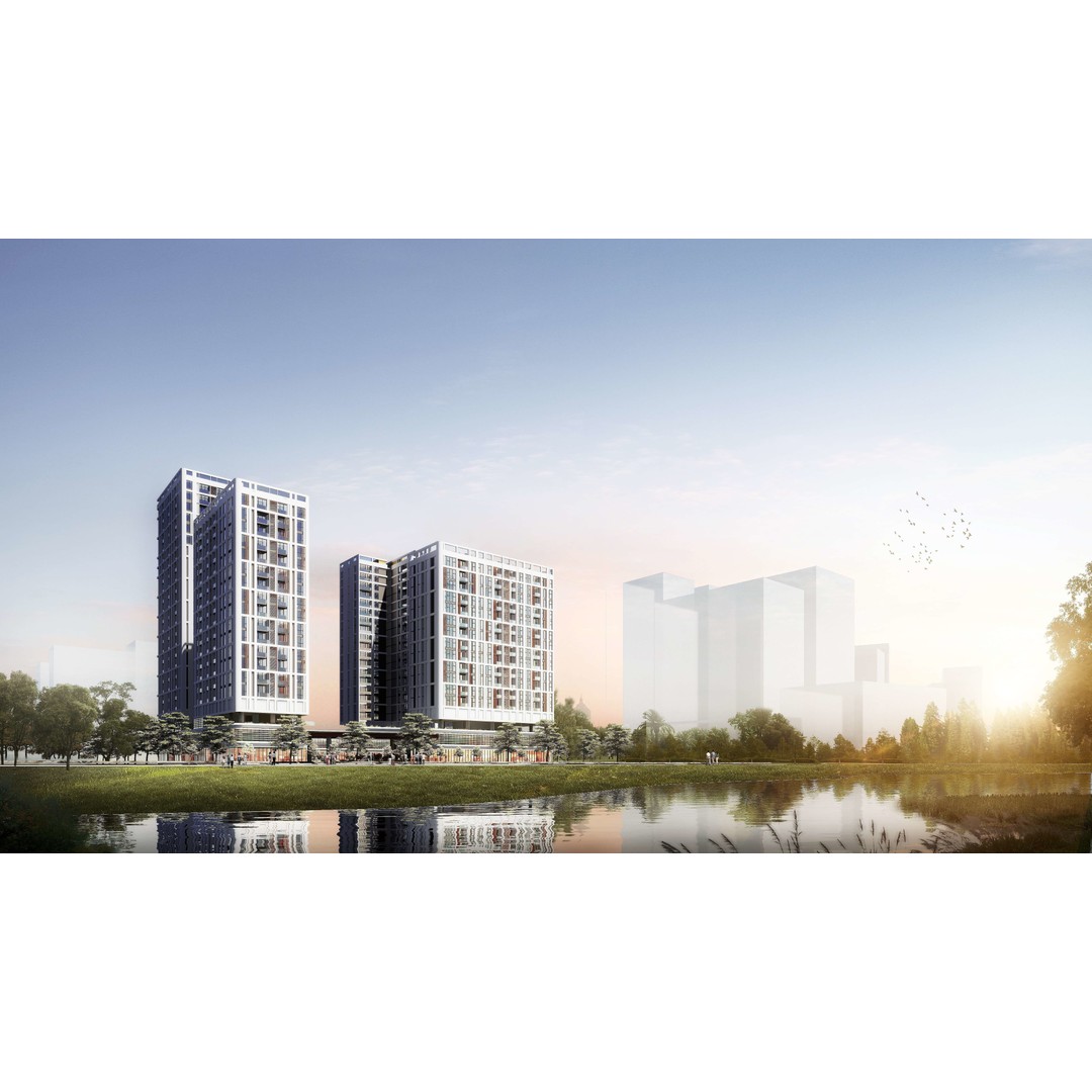 Apartment 3D Model – Architectural 25-Story Building, Revit & Lumion - View 3