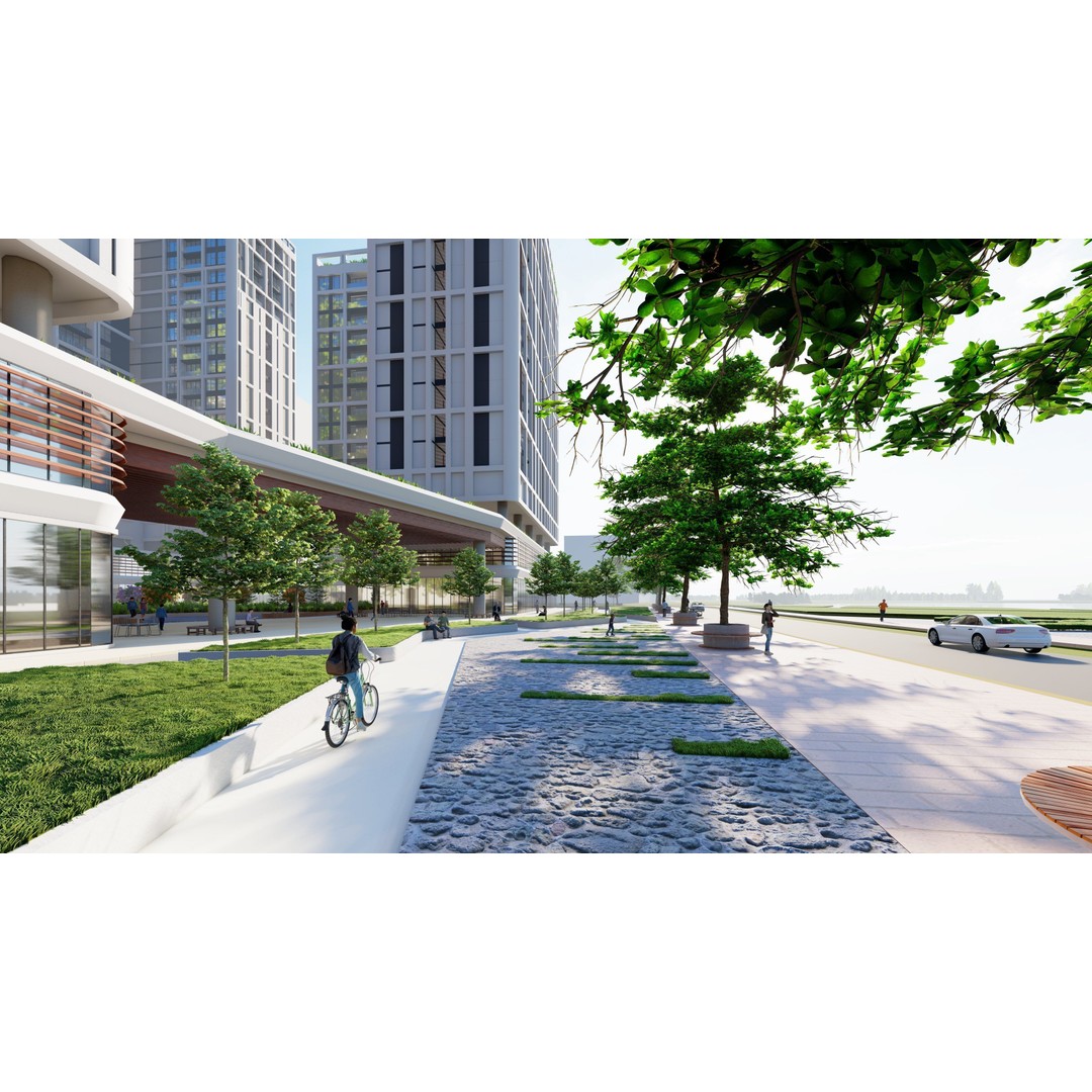 Apartment 3D Model – Architectural 25-Story Building, Revit & Lumion - View 5