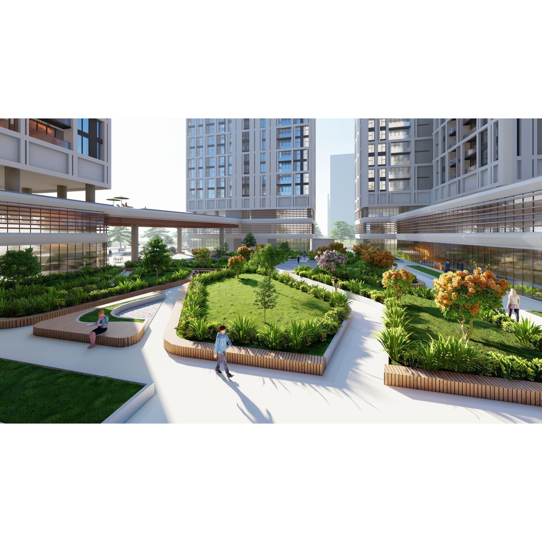 Apartment 3D Model – Architectural 25-Story Building, Revit & Lumion - View 8