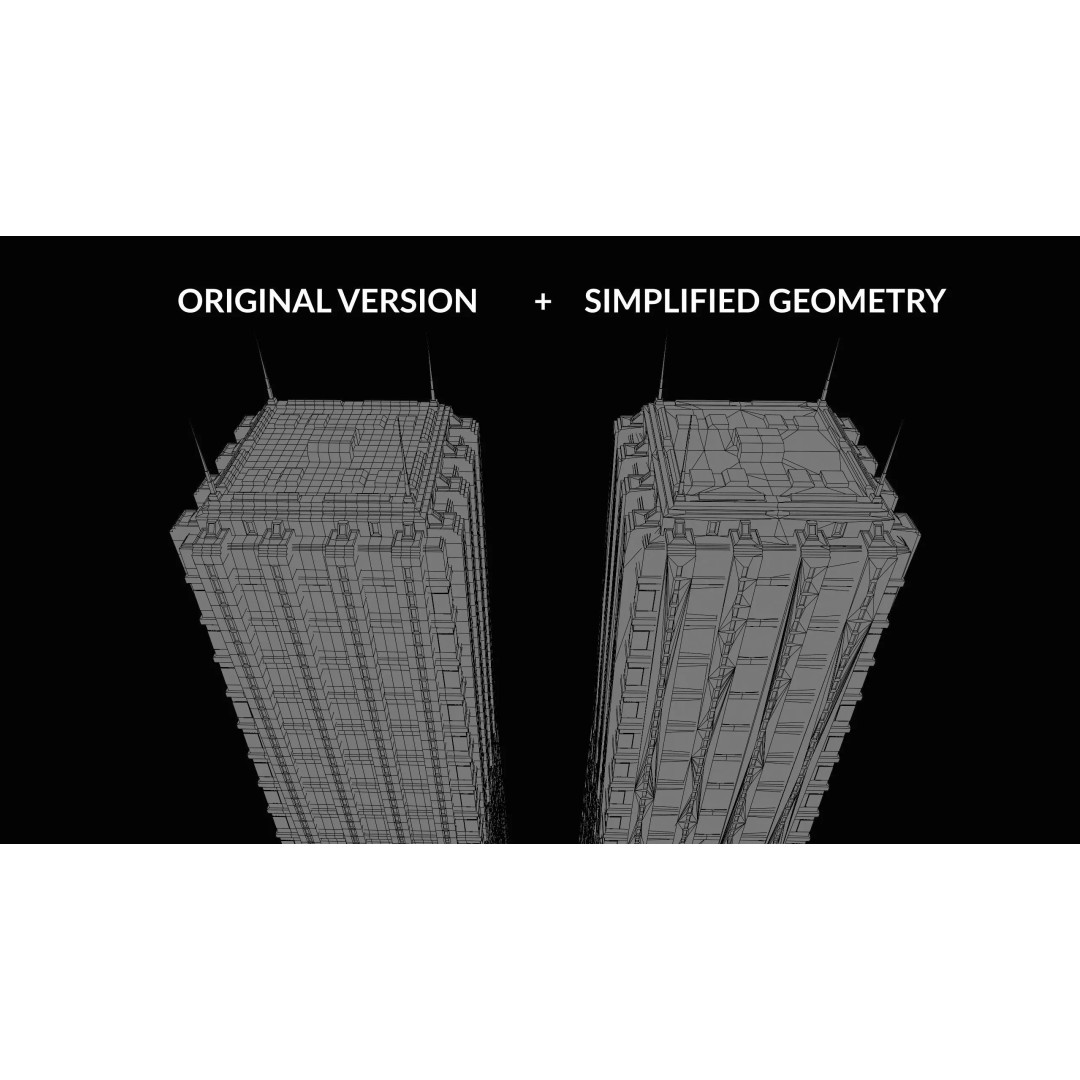 Sci-Fi Buildings 3D Model – Cyberpunk Style Low-Poly Pack, Blender & FBX - View 13