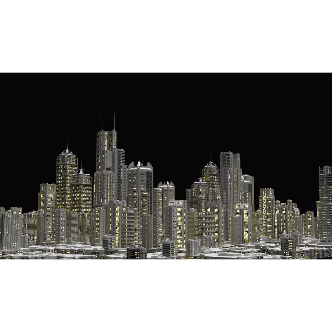 Sci-Fi Buildings 3D Model – Cyberpunk Style Low-Poly Pack, Blender & FBX - View 6