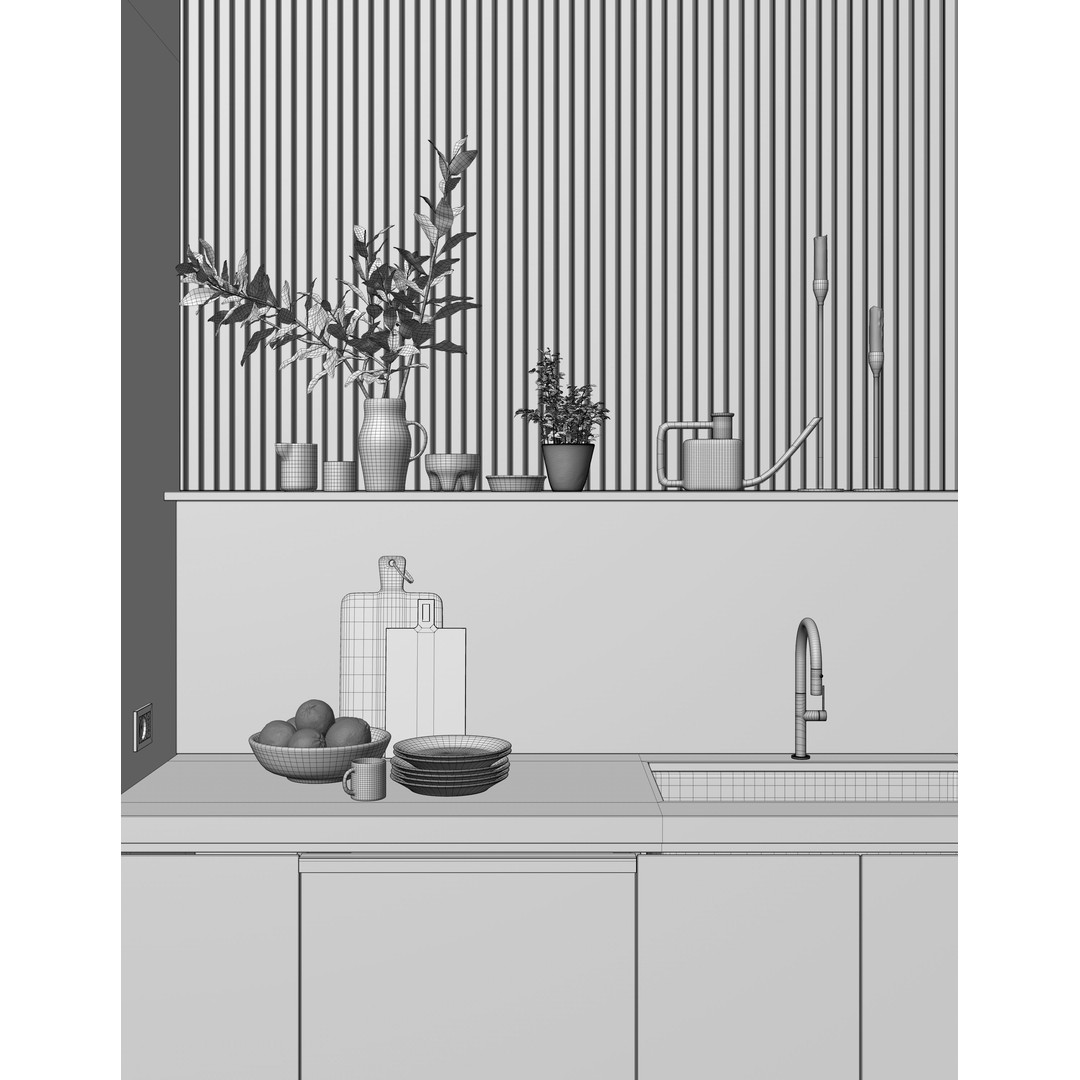 Caulfield North Interior Scene 3D Model – Modern Design, C4D, PBR - View 19