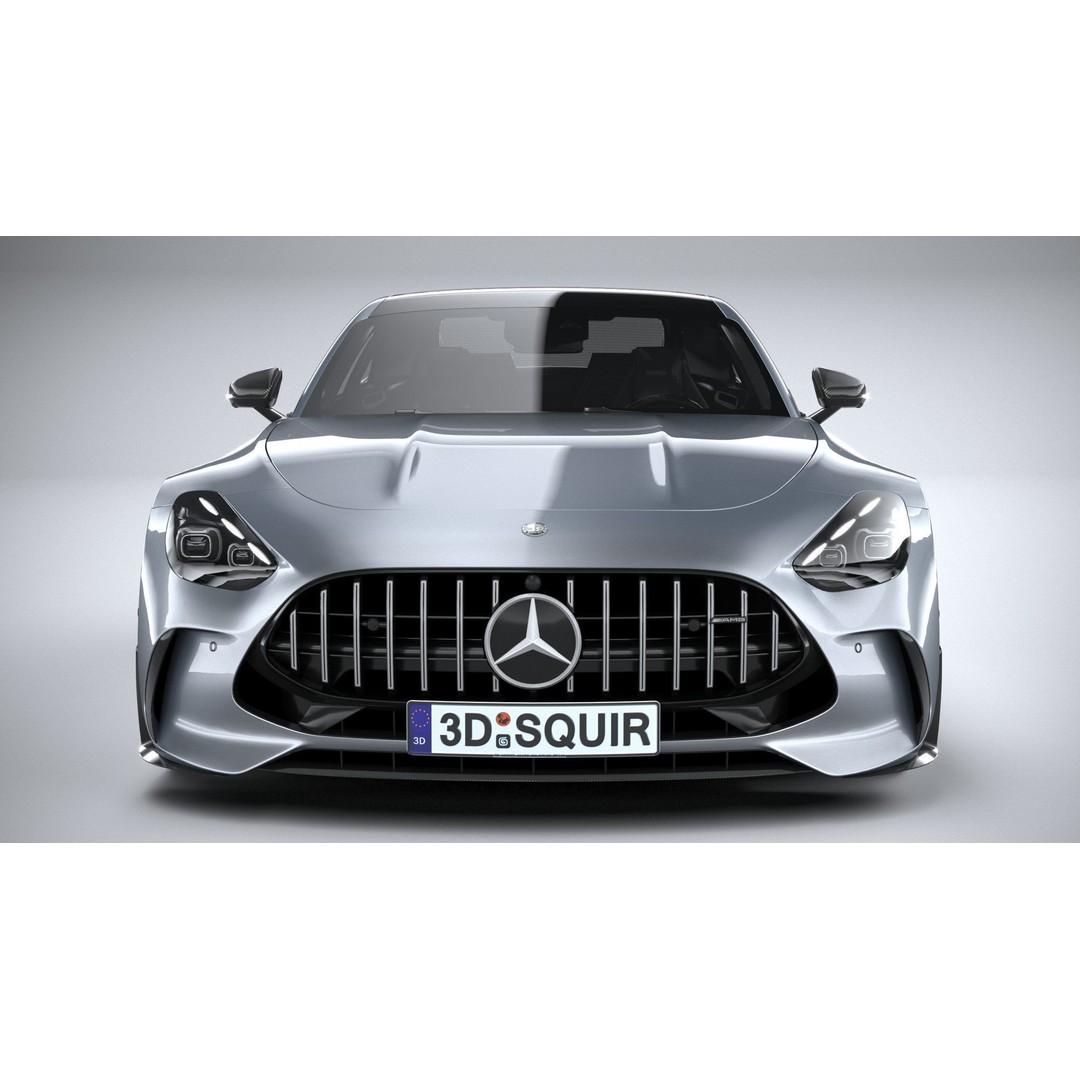 Mercedes-Benz AMG GT Coupe 3D Model – Low Poly Game Asset, FBX, OBJ - View 15