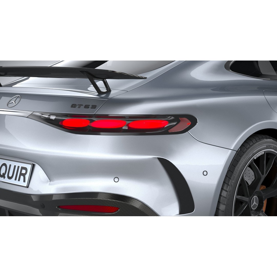 Mercedes-Benz AMG GT Coupe 3D Model – Low Poly Game Asset, FBX, OBJ - View 20