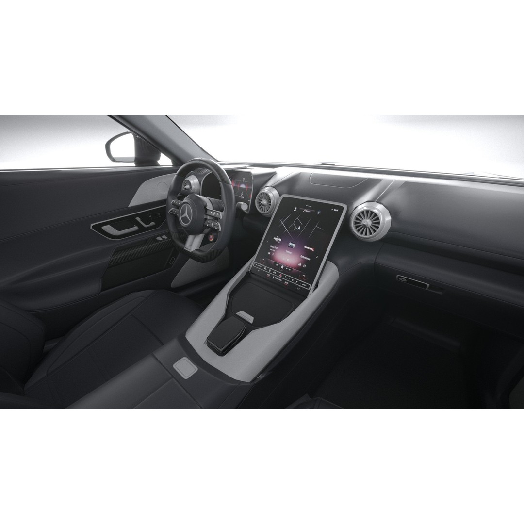 Mercedes-Benz AMG GT Coupe 3D Model – Low Poly Game Asset, FBX, OBJ - View 28