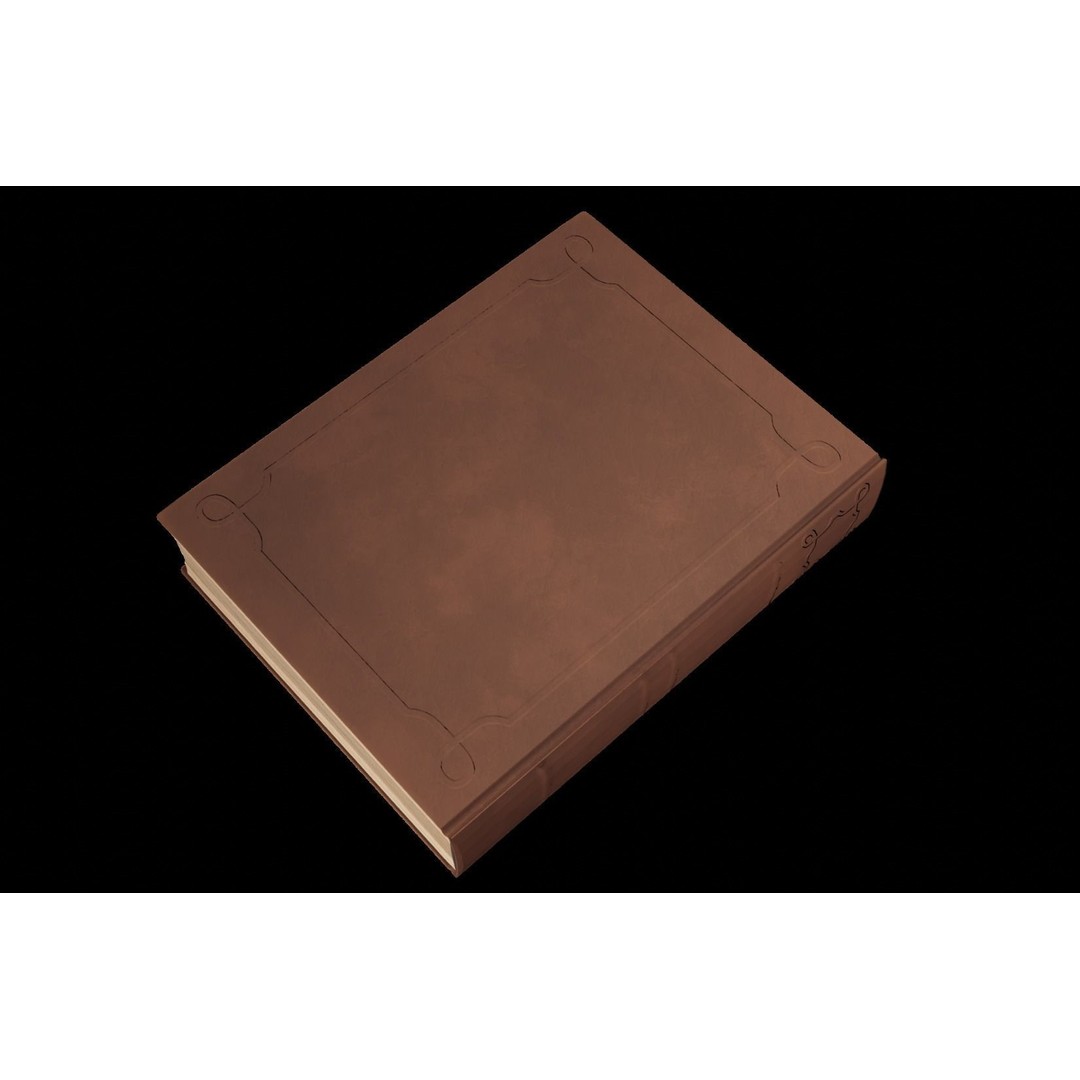 Animated Book 3D Model – Low Poly Rigged Game Asset, FBX