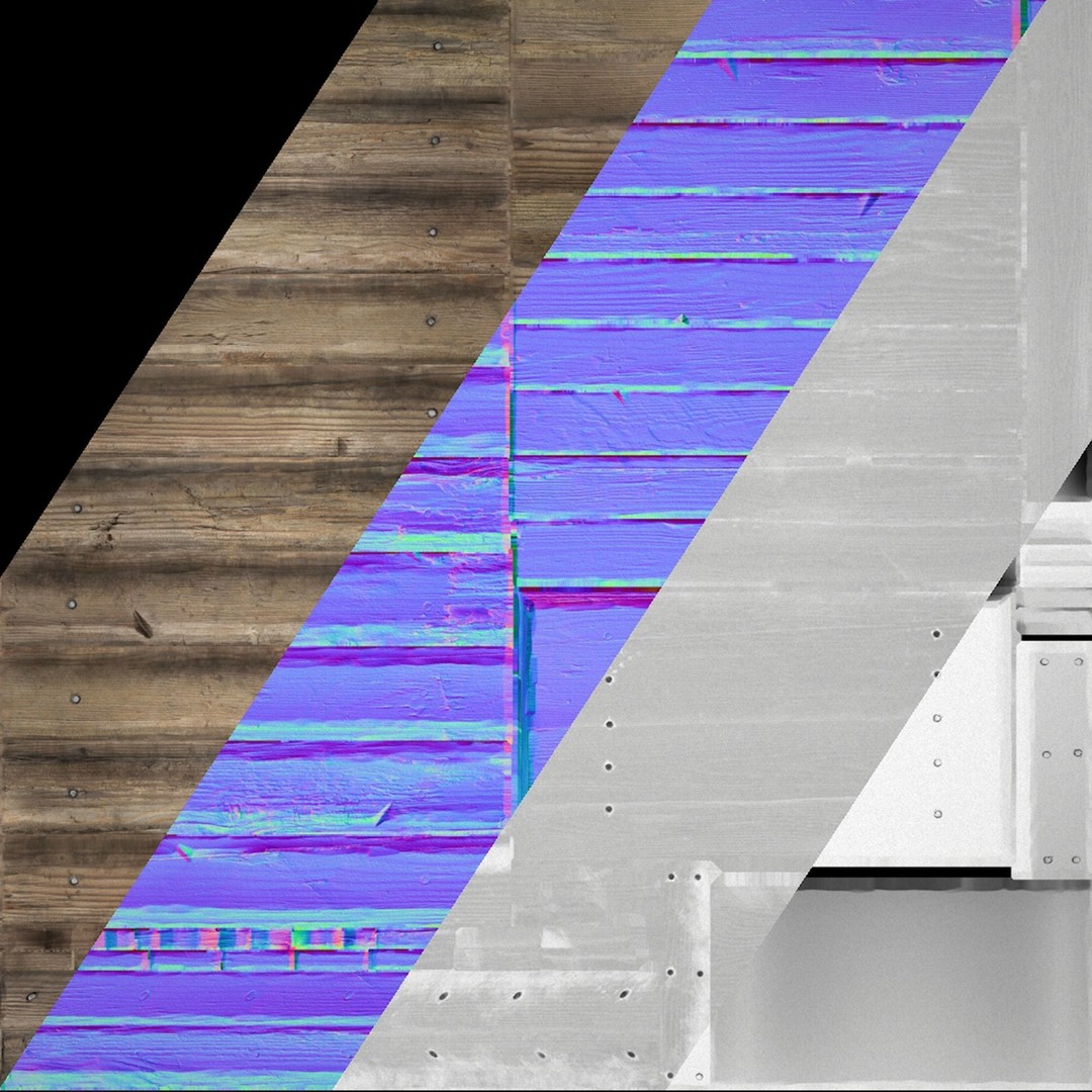 Medieval Wooden Staircase 3D Model – Low Poly Game Ready PBR Asset - View 24