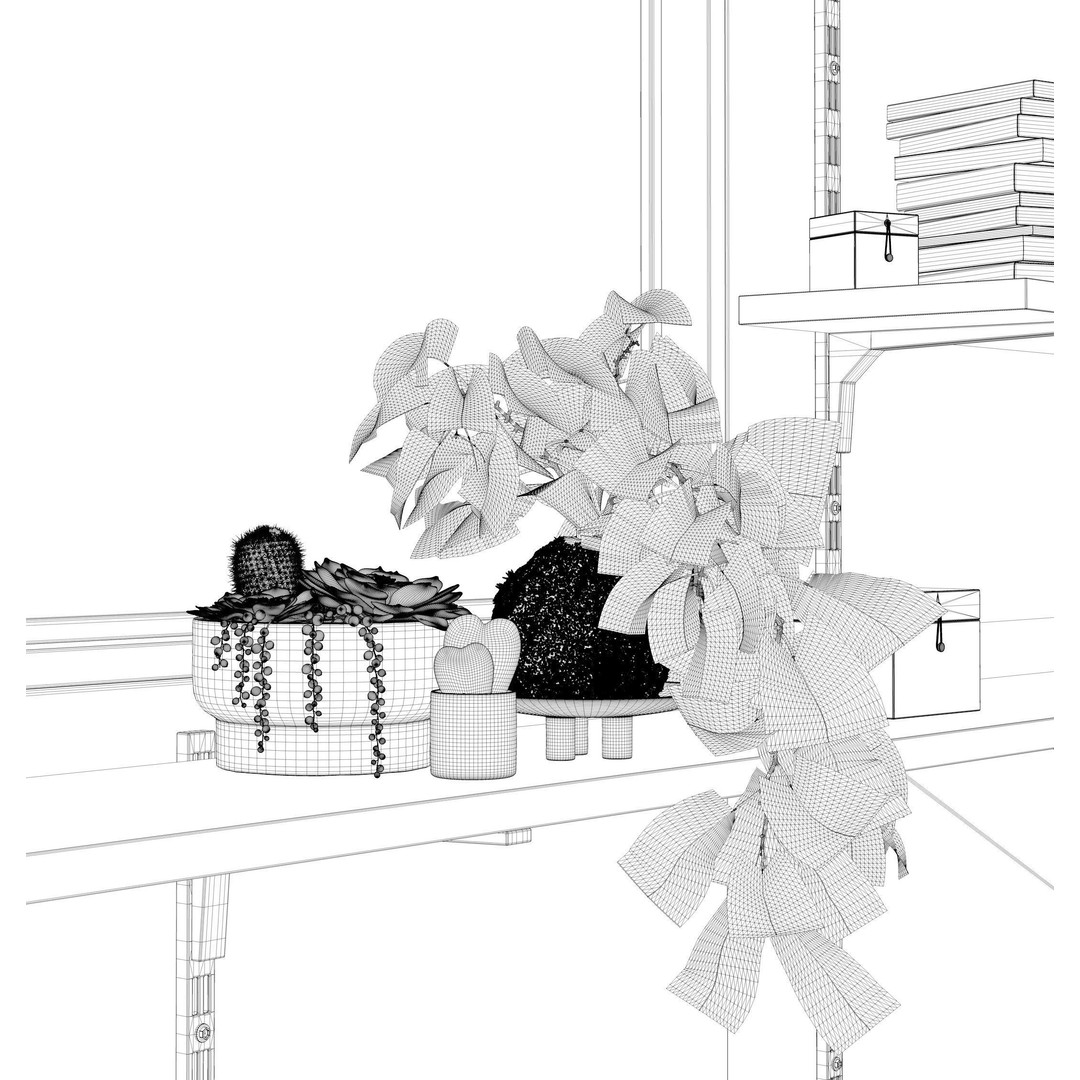 Indoor Plants 3D Model – Realistic Small Plant Scenes, C4D - View 16