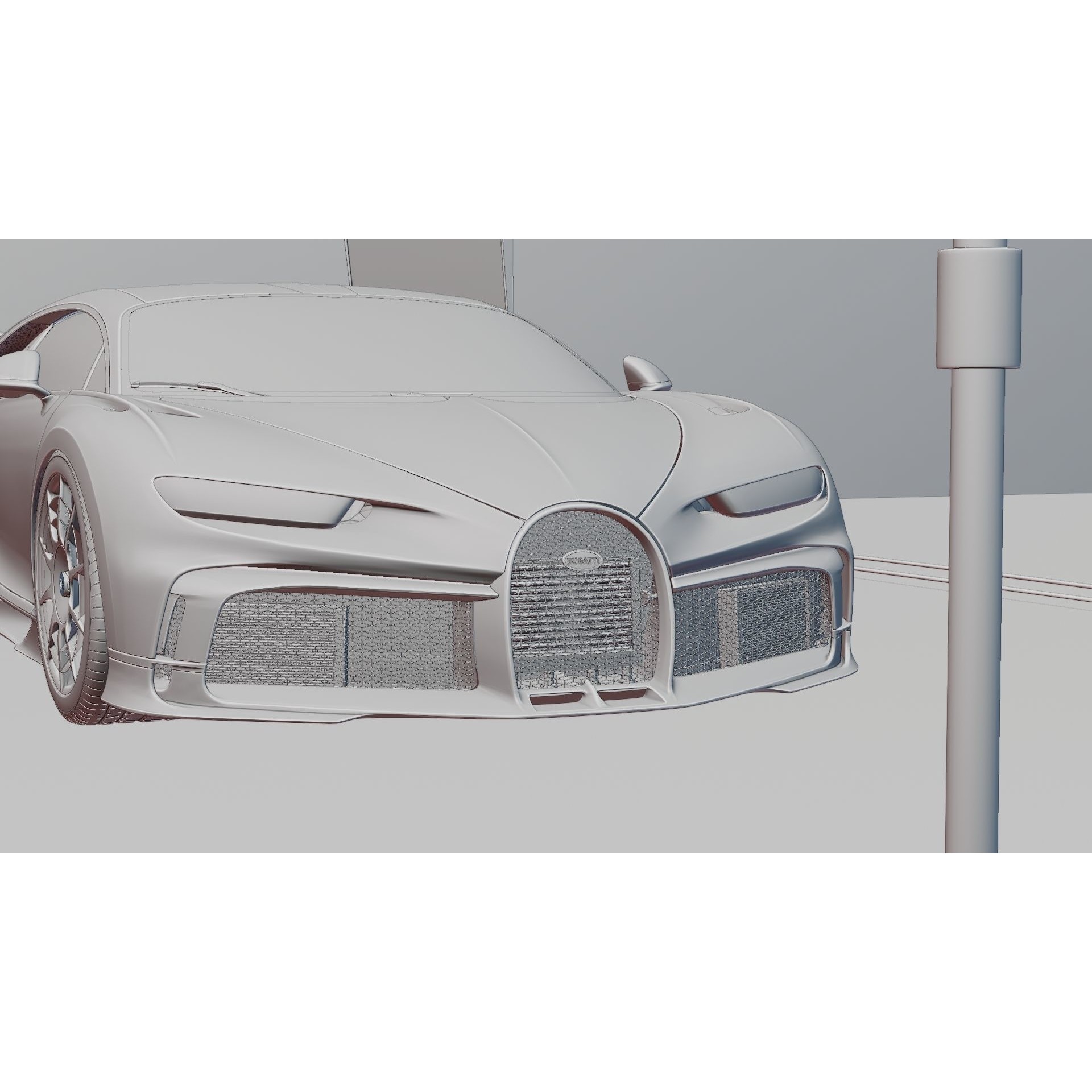 Automotive Studio Scene - Low-Poly Game-Ready 3D Model - View 17