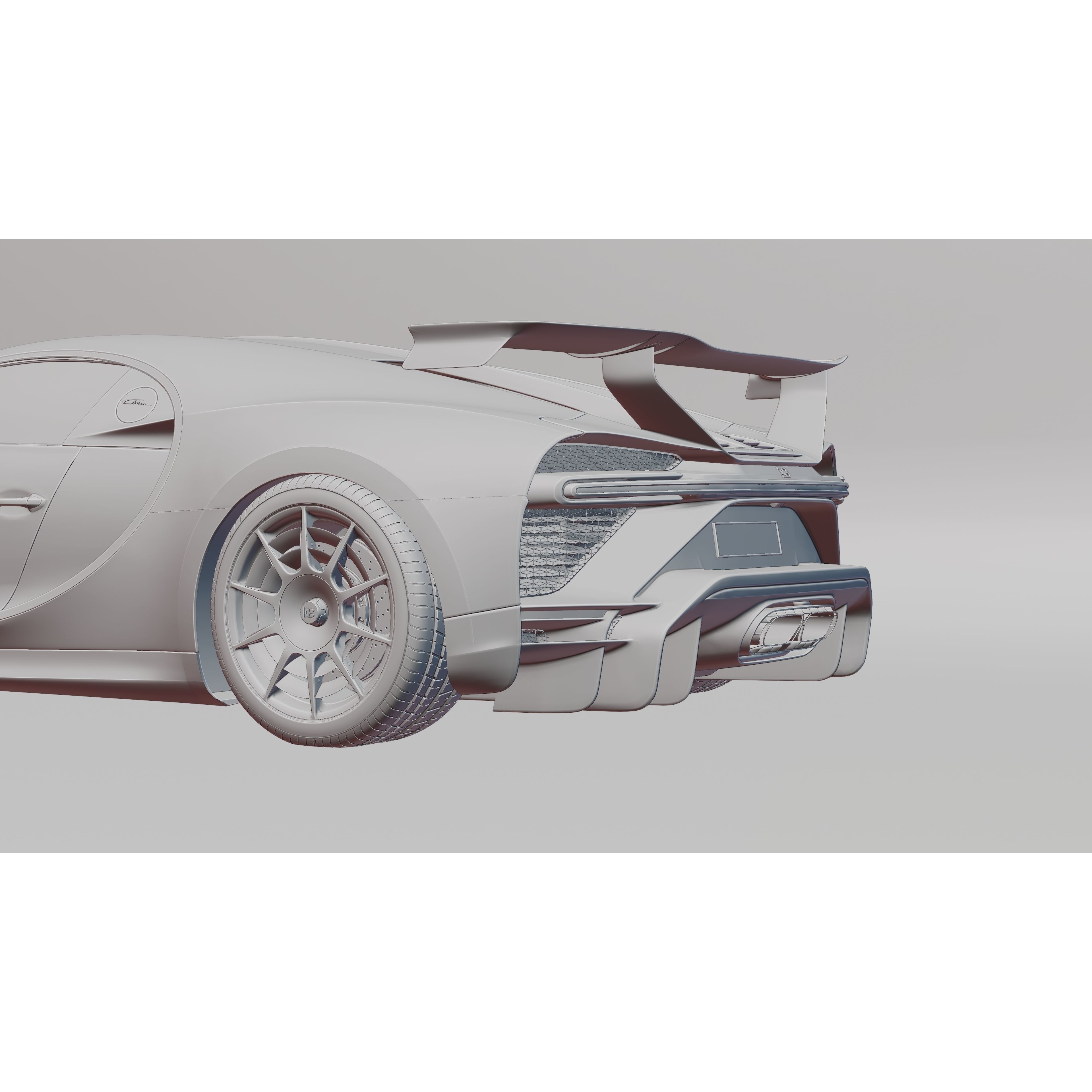 Automotive Studio Scene - Low-Poly Game-Ready 3D Model - View 7