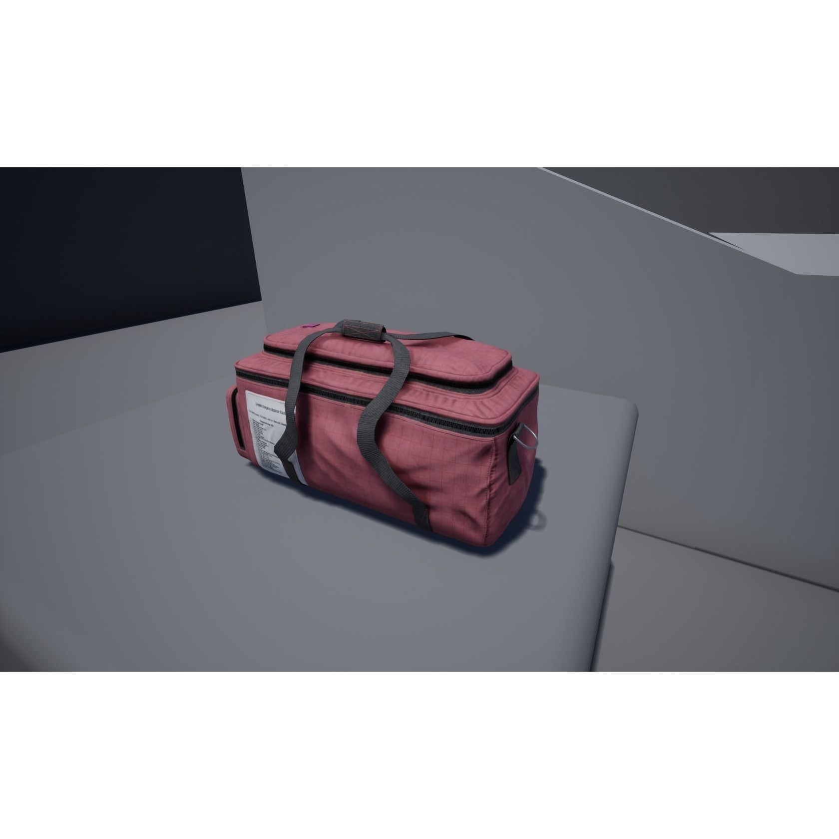 Medical Bag - Low-Poly Game-Ready 3D Model - View 11