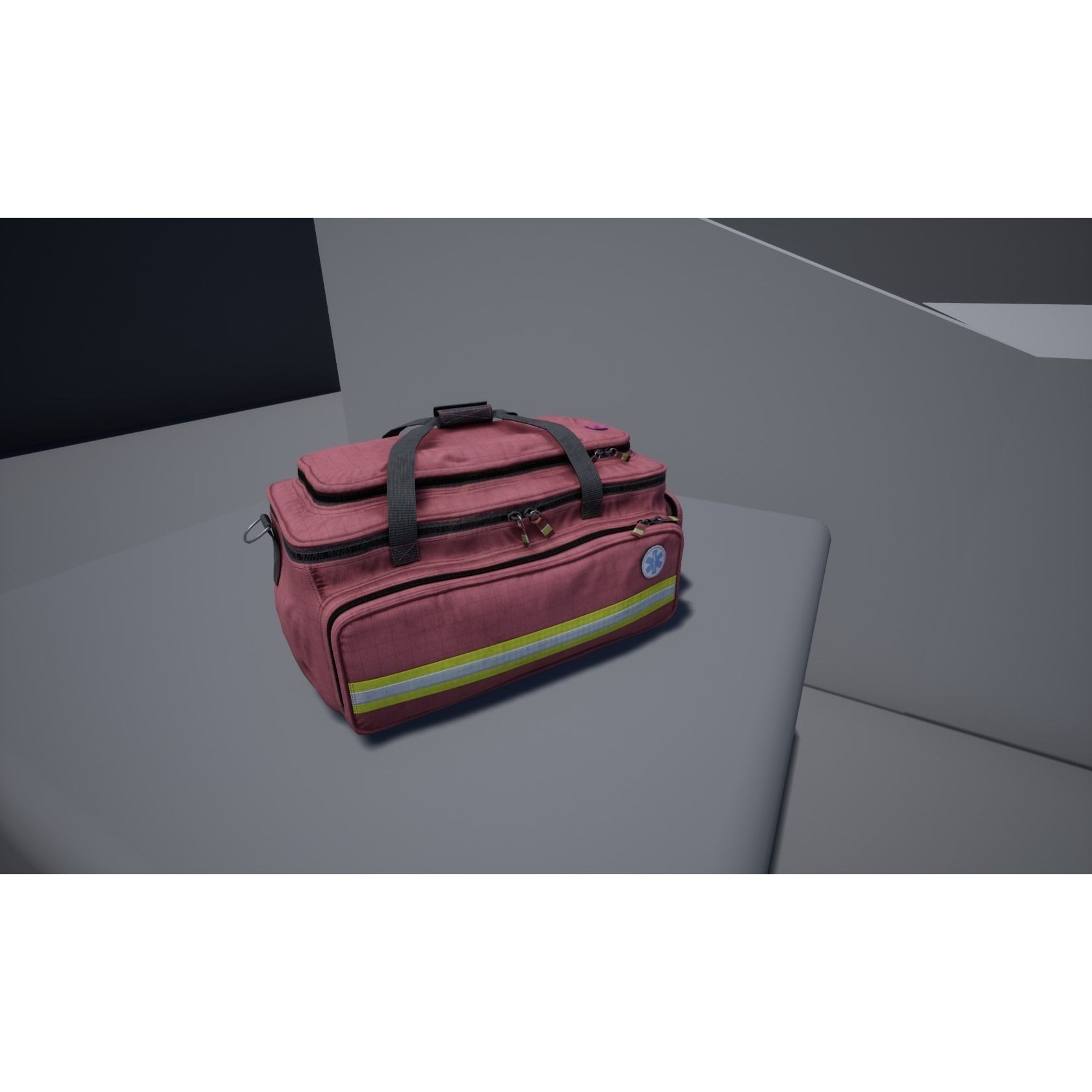 Medical Bag - Low-Poly Game-Ready 3D Model - View 12