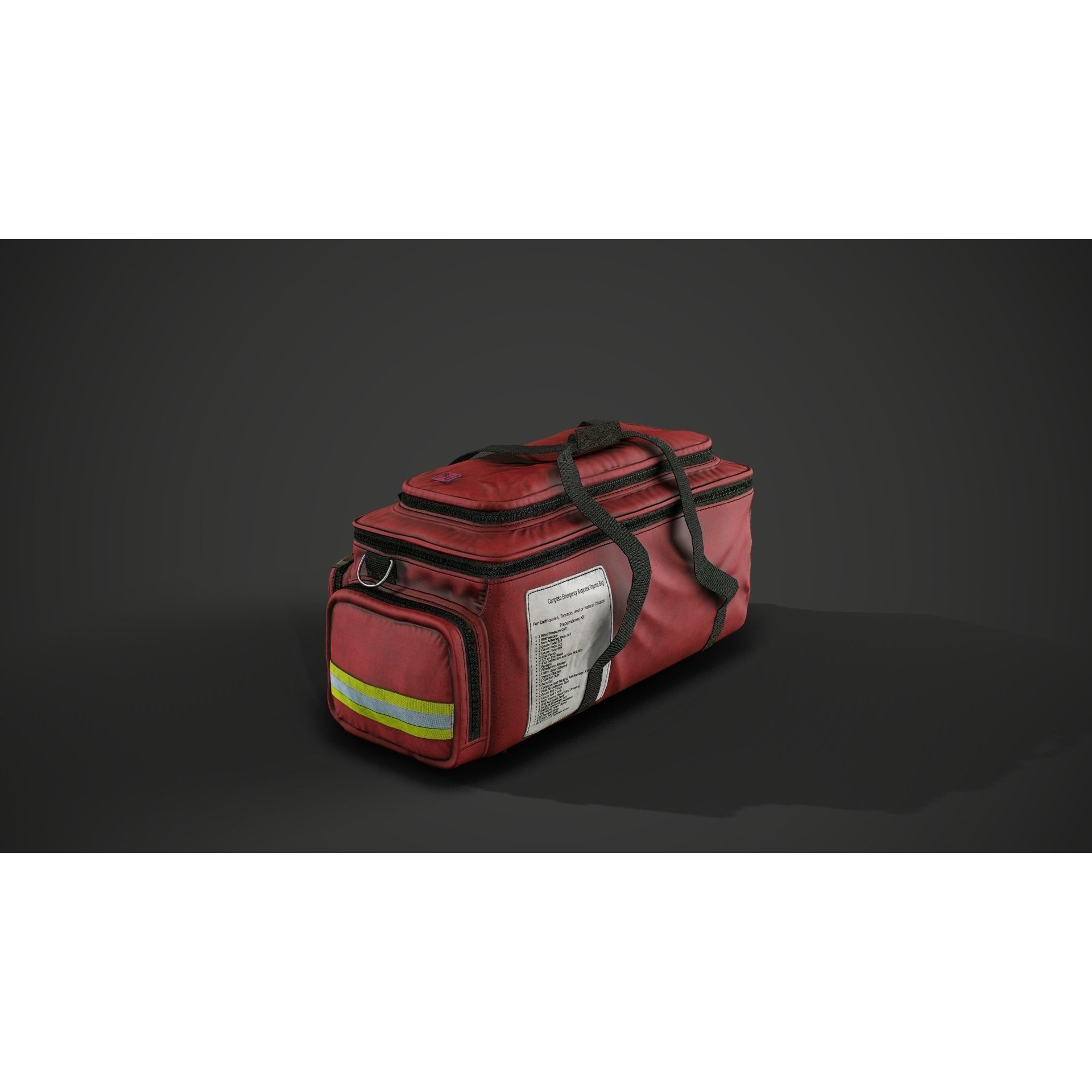 Medical Bag - Low-Poly Game-Ready 3D Model - View 6