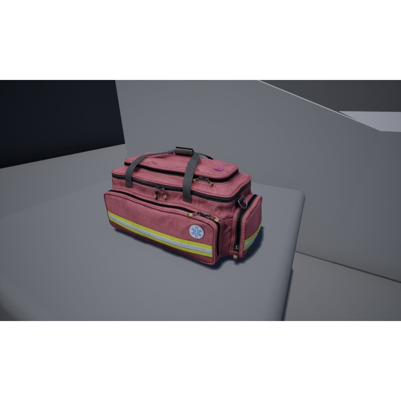 Medical Bag - Low-Poly Game-Ready 3D Model - View 8