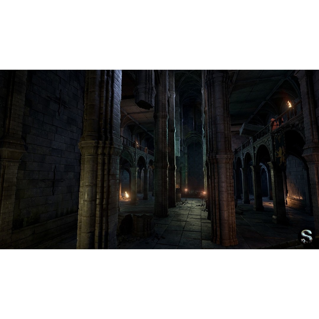 Fantasy Dungeon 3D Model – Low Poly Game Asset, PBR Textures - View 5