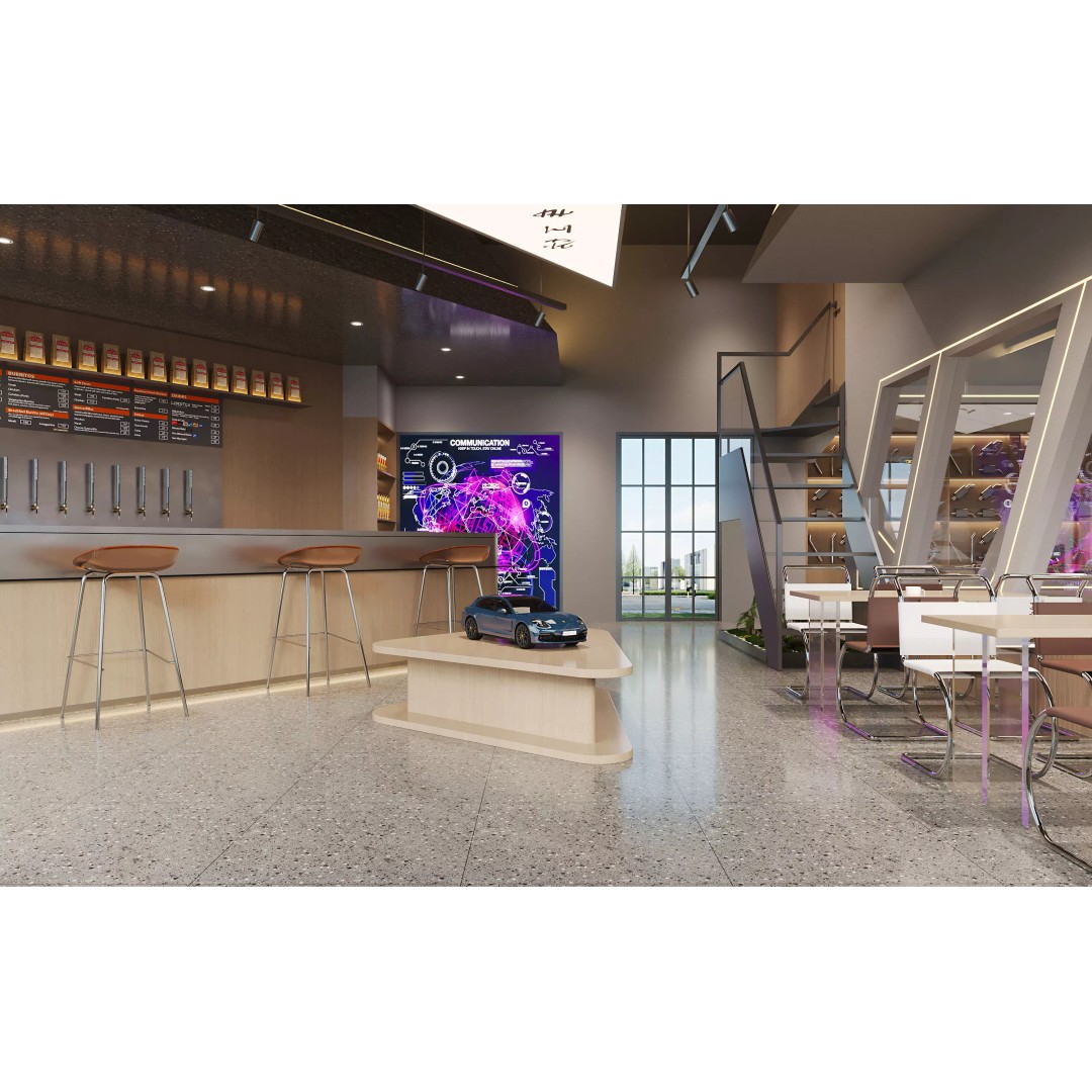 Auto Repair Shop 3D Model – High-End Automotive Service Scene, FBX - View 3