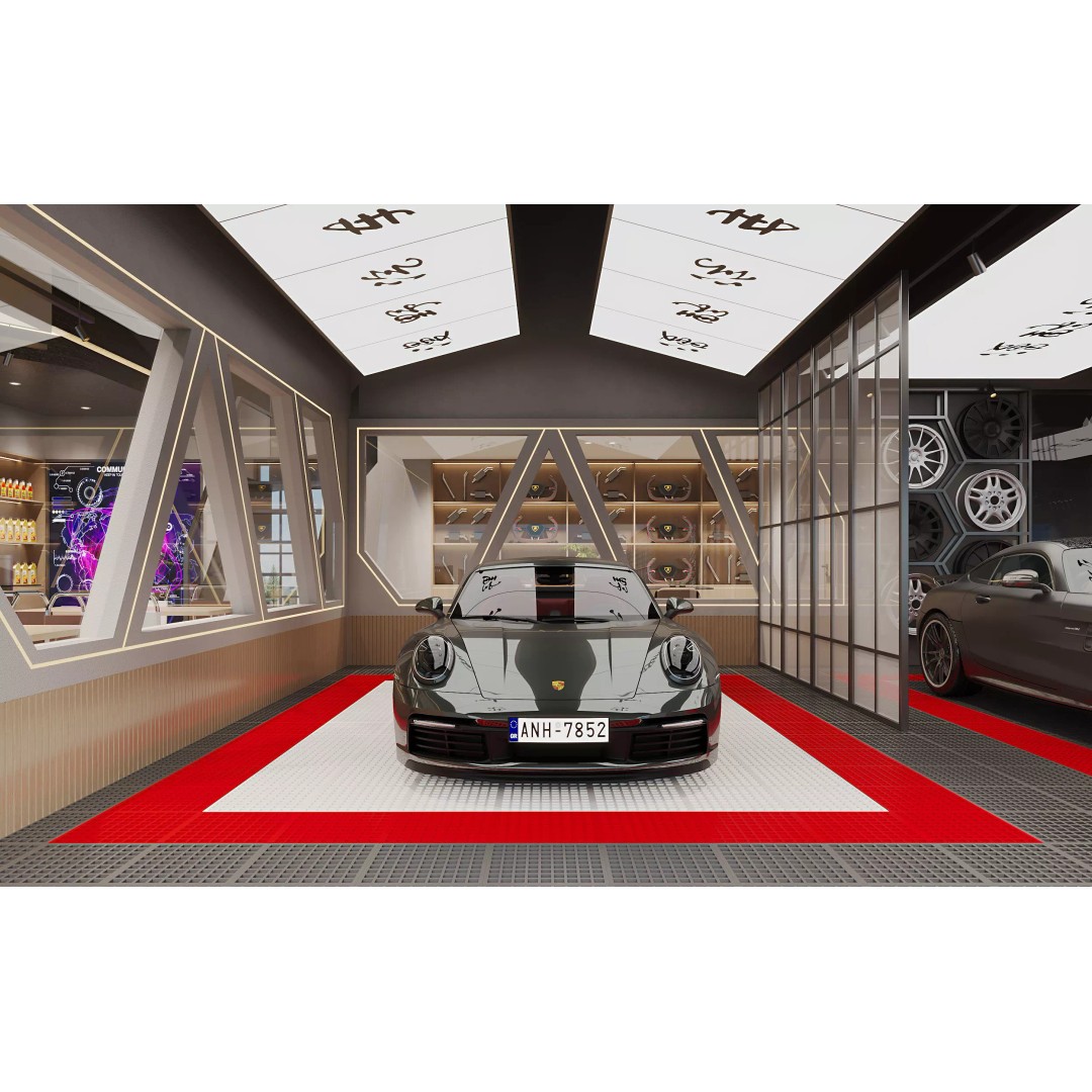 Auto Repair Shop 3D Model – High-End Automotive Service Scene, FBX - View 5