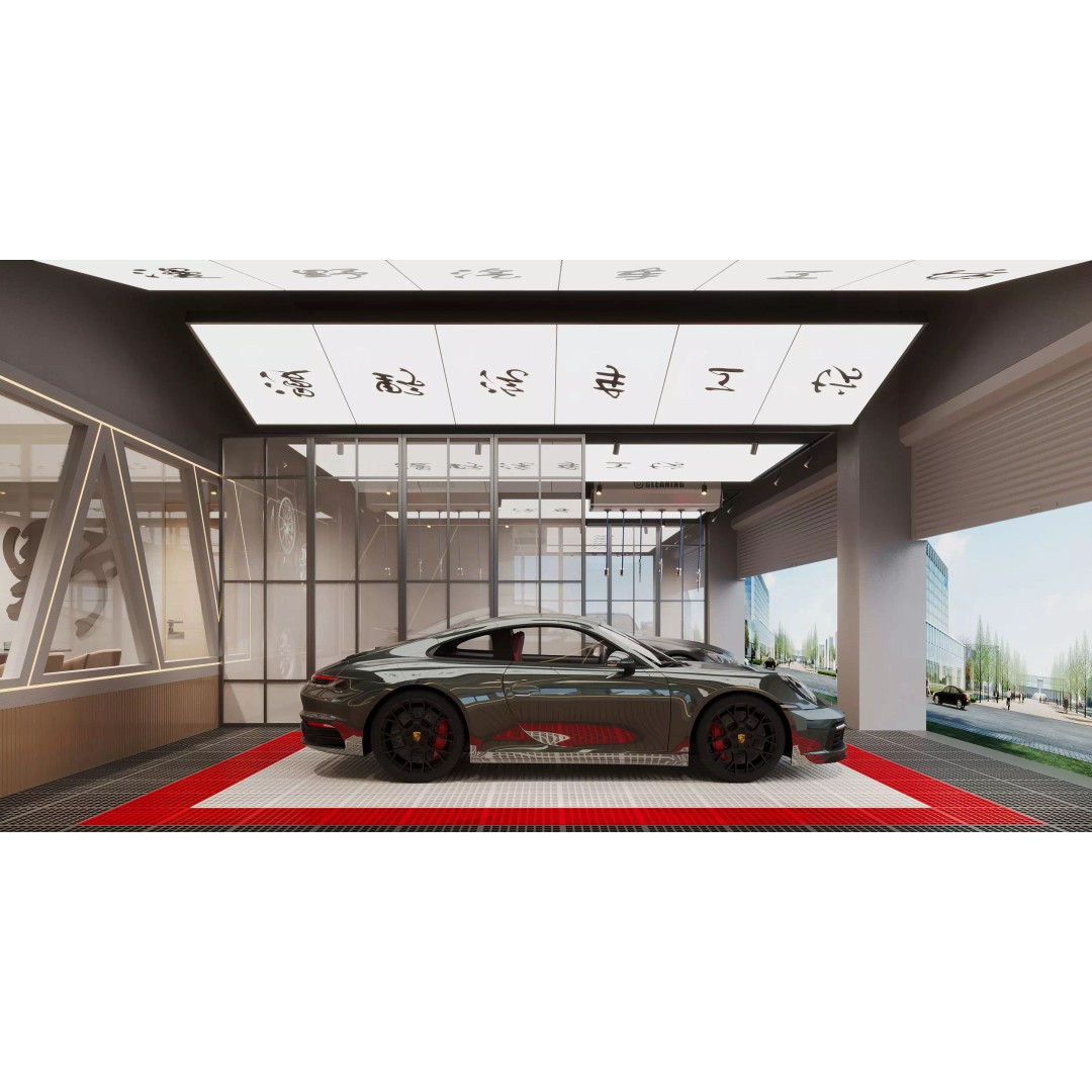 Auto Repair Shop 3D Model – High-End Automotive Service Scene, FBX - View 9