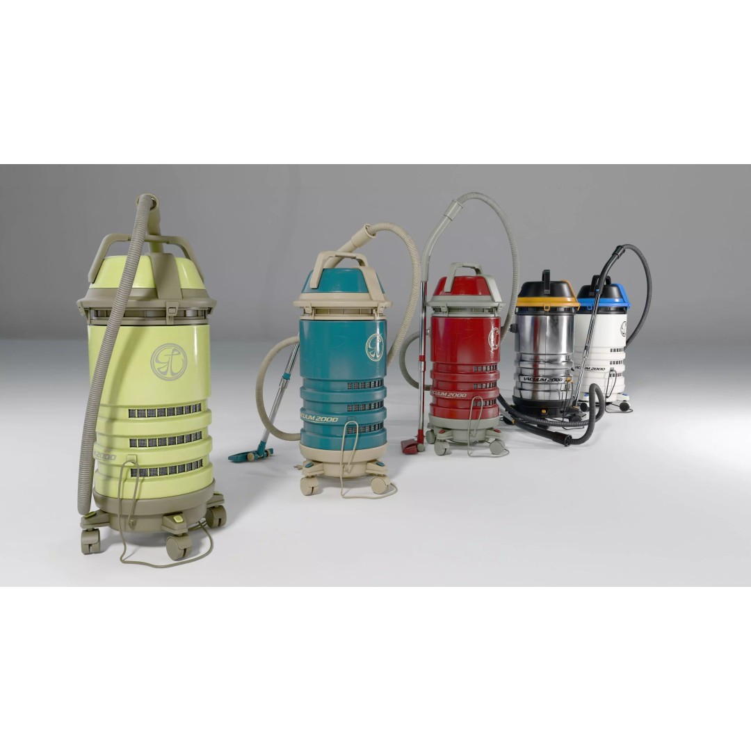 Vacuum Cleaner 3D Model – Low Poly PBR Model with 5 Skins, FBX - View 12