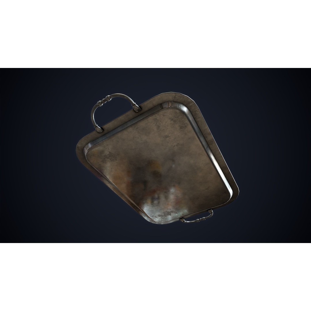 Vintage Metal Utensils 3D Model – Low Poly Game Ready Set for Unity & UE