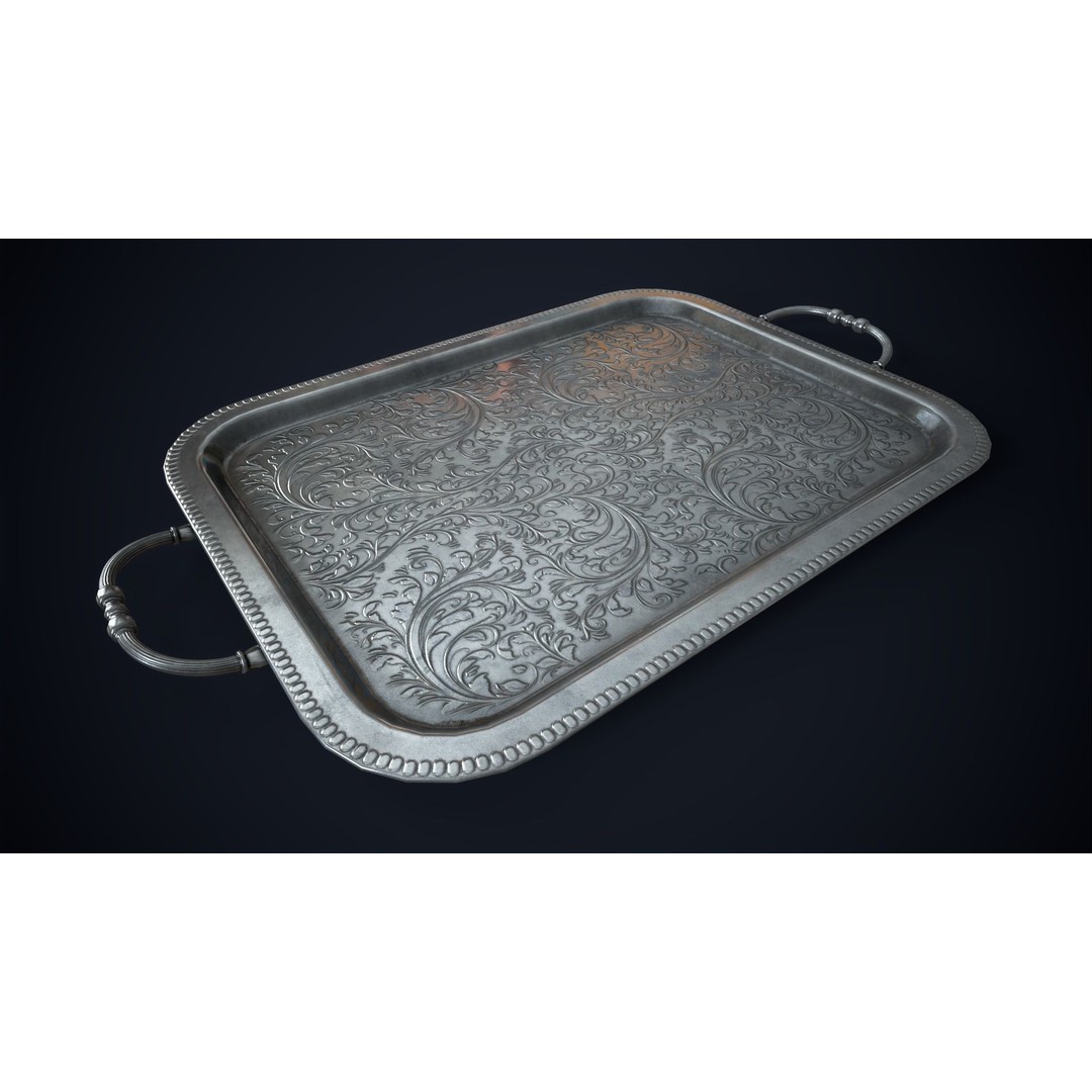 Vintage Metal Utensils 3D Model – Low Poly Game Ready Set for Unity & UE - View 6