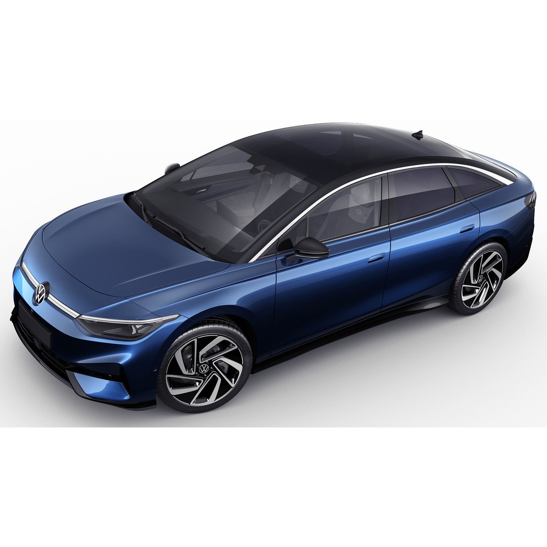Volkswagen ID7 2024 3D Model – High Poly Car Asset, FBX, OBJ, Blender - View 13