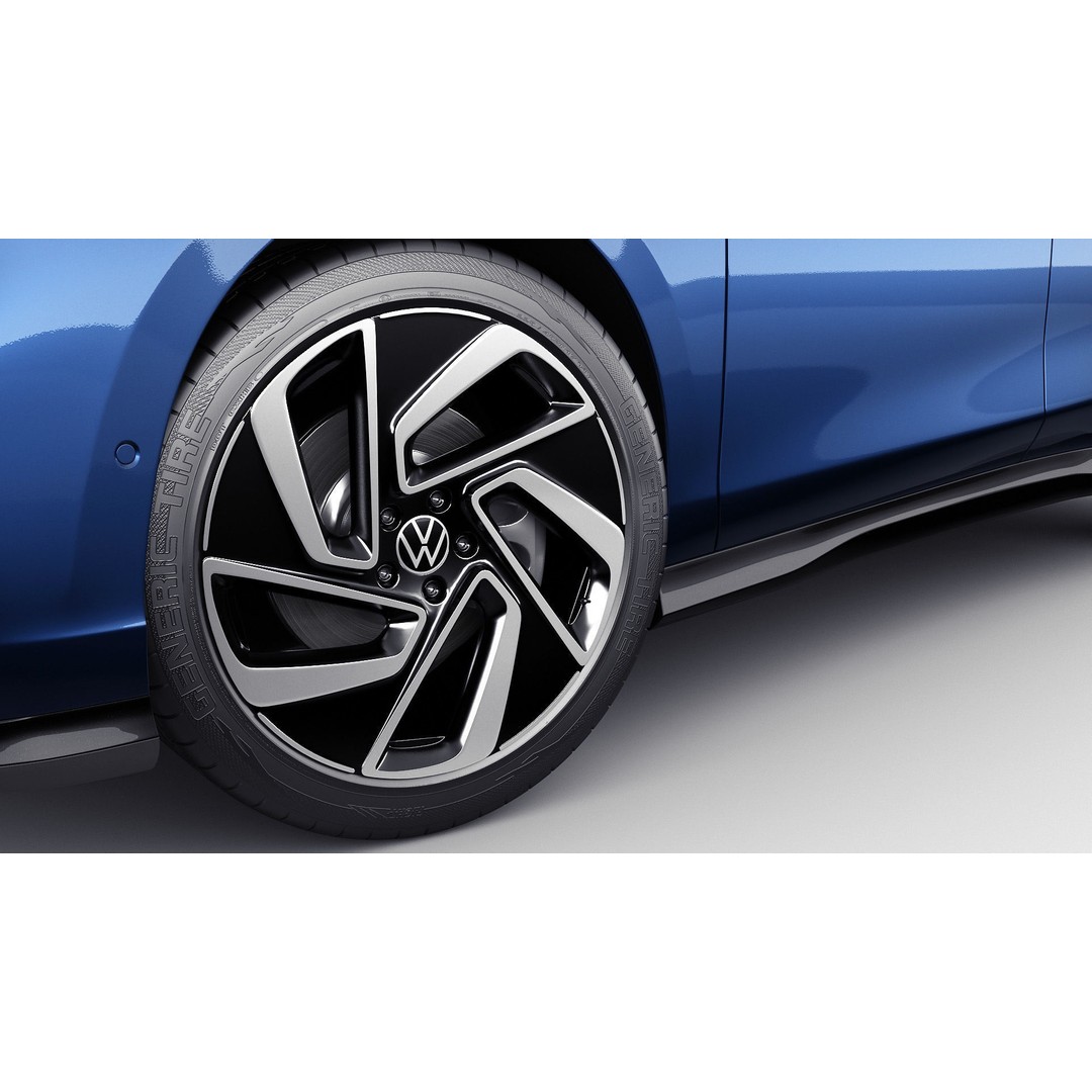 Volkswagen ID7 2024 3D Model – High Poly Car Asset, FBX, OBJ, Blender - View 17