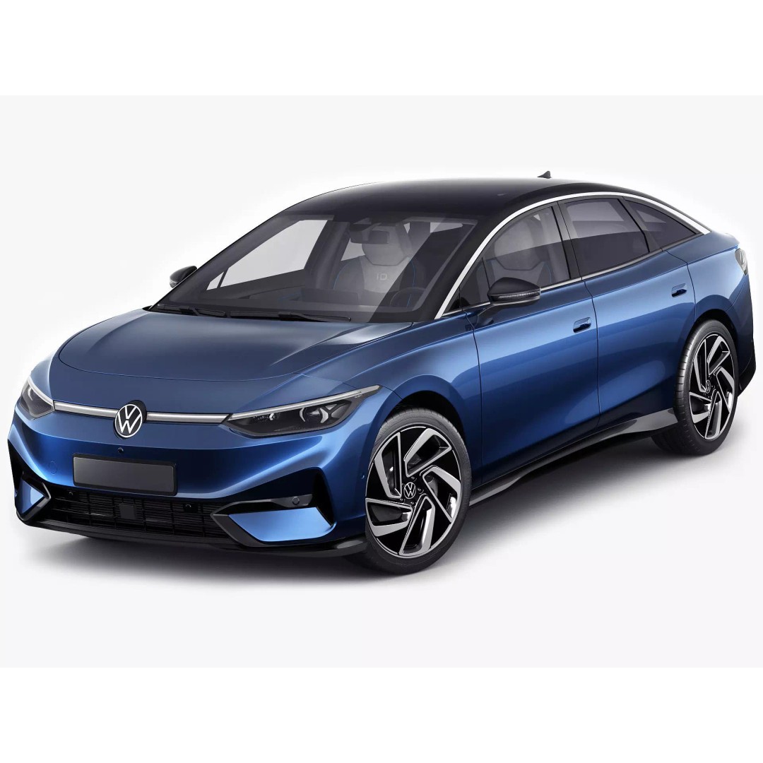 Volkswagen ID7 2024 3D Model – High Poly Car Asset, FBX, OBJ, Blender - View 2