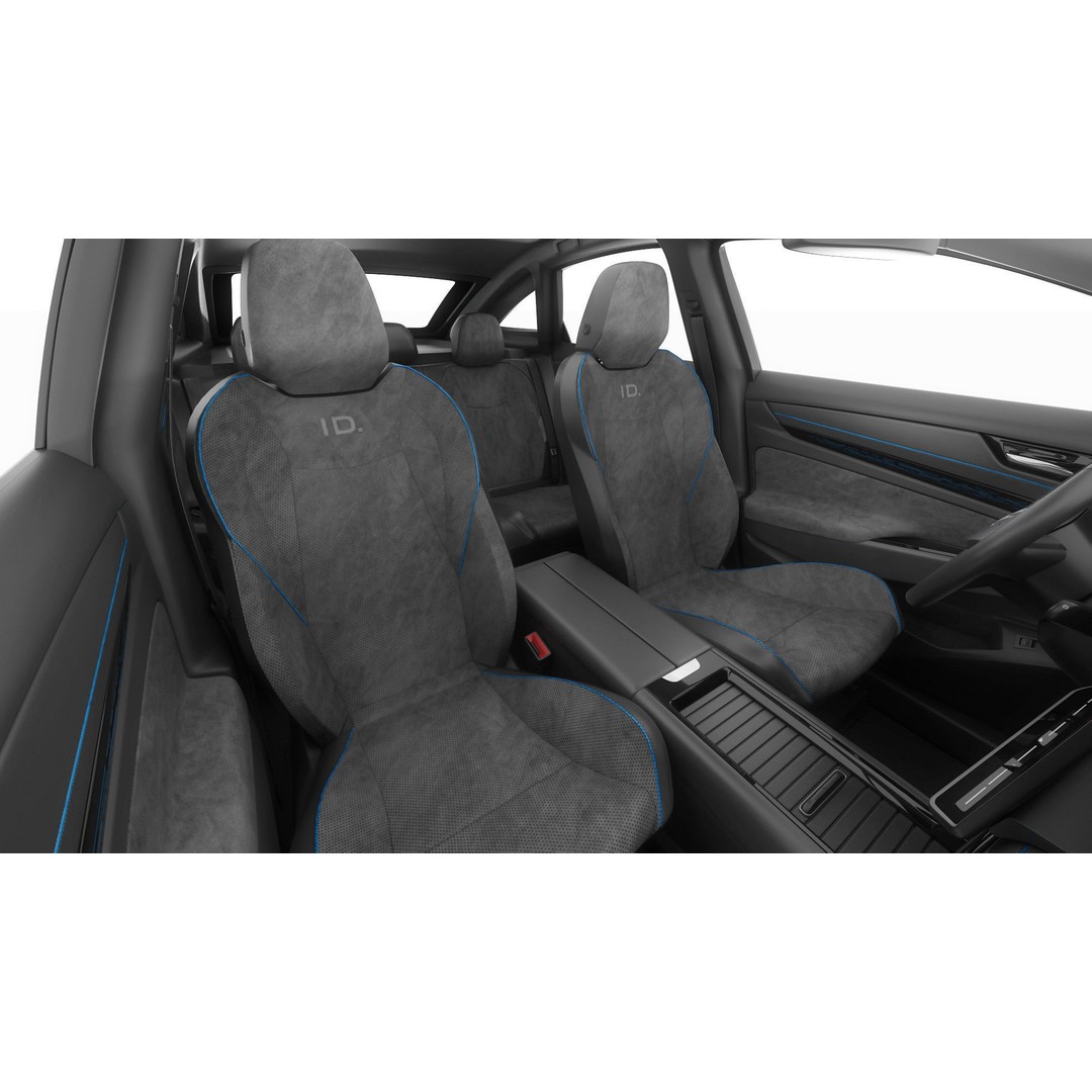 Volkswagen ID7 2024 3D Model – High Poly Car Asset, FBX, OBJ, Blender - View 23