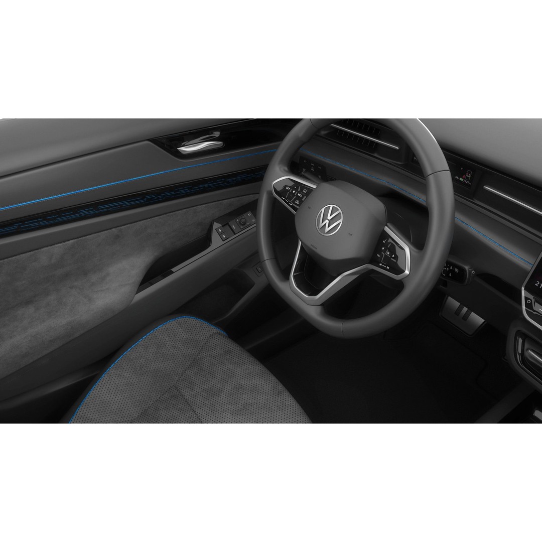 Volkswagen ID7 2024 3D Model – High Poly Car Asset, FBX, OBJ, Blender - View 26