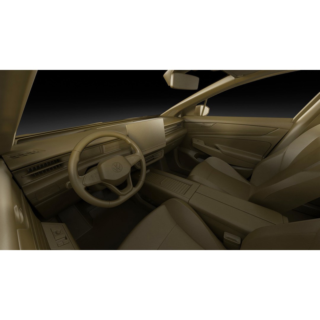 Volkswagen ID7 2024 3D Model – High Poly Car Asset, FBX, OBJ, Blender - View 35