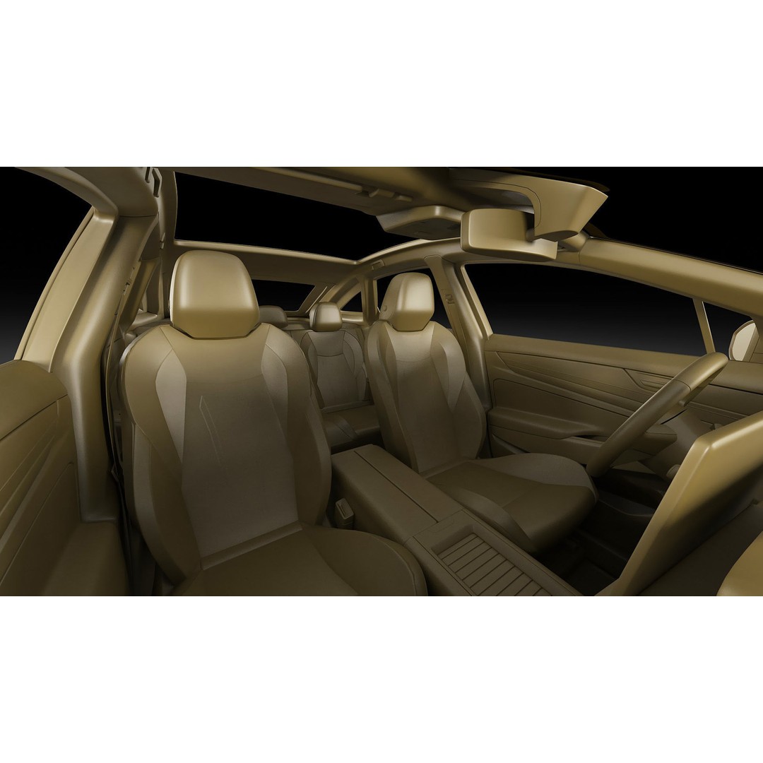 Volkswagen ID7 2024 3D Model – High Poly Car Asset, FBX, OBJ, Blender - View 36