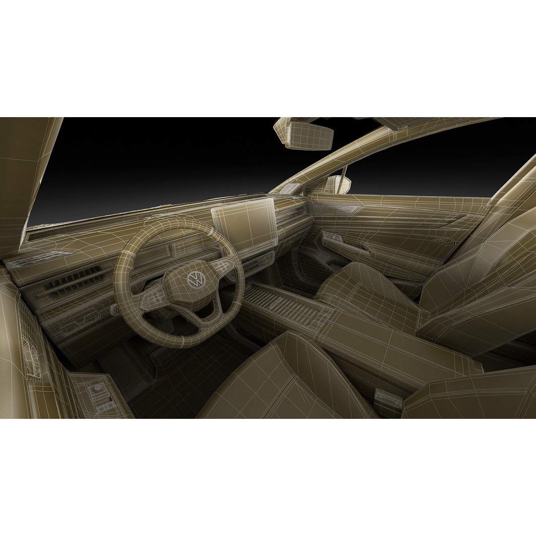 Volkswagen ID7 2024 3D Model – High Poly Car Asset, FBX, OBJ, Blender - View 40