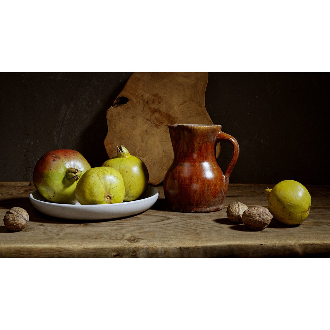 Fruit Food Collection 3D Model – High Poly Interior Assets, FBX - View 4